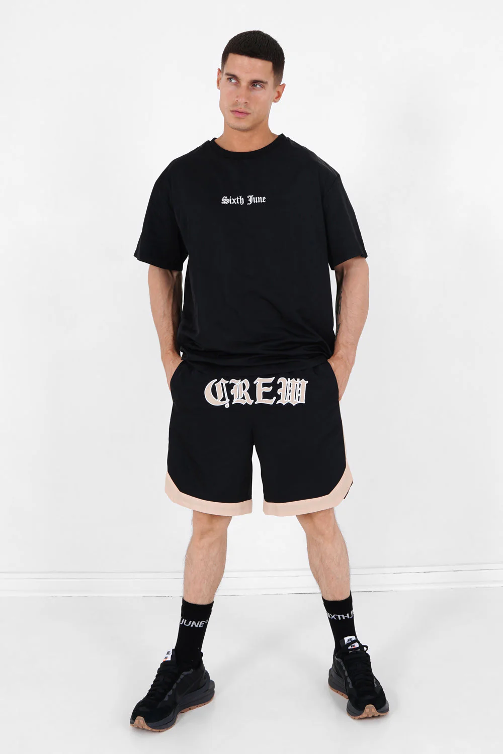 T-shirt oversize gothique Noir - Image 2