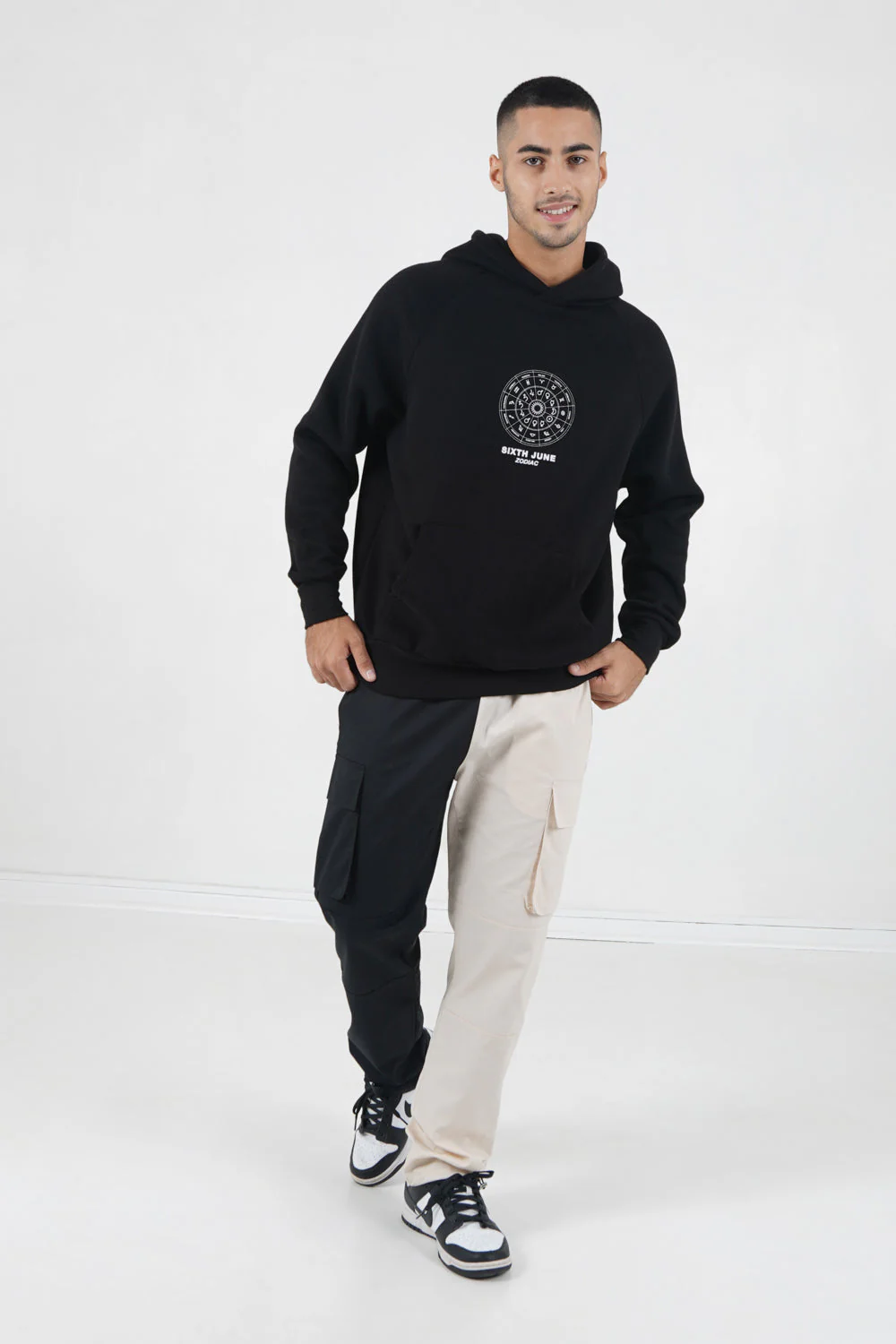 Sweat capuche signes zodiaque Noir - Image 2