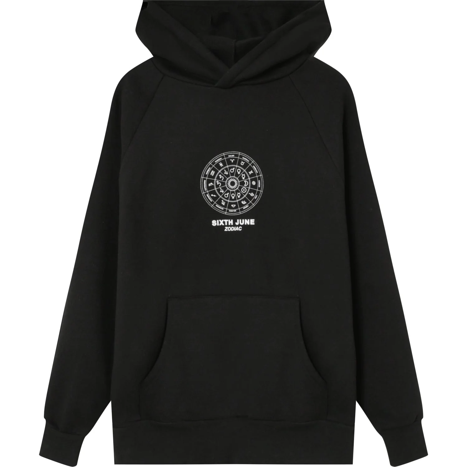 Sweat capuche signes zodiaque Noir - Image 7