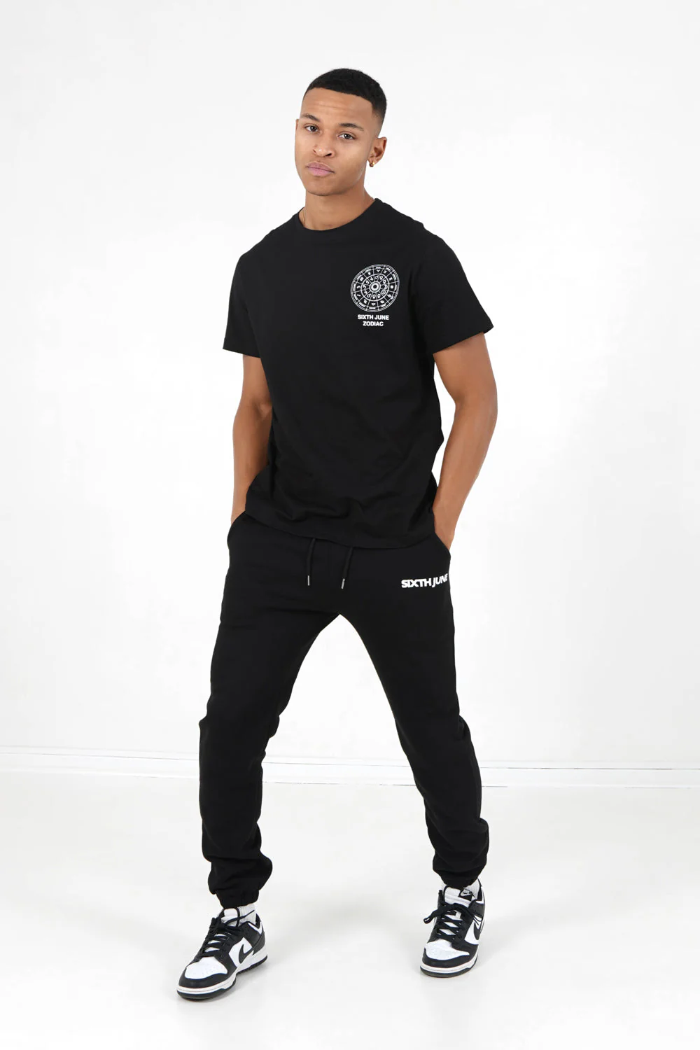 T-shirt manches courtes signes zodiaque Noir - Image 2
