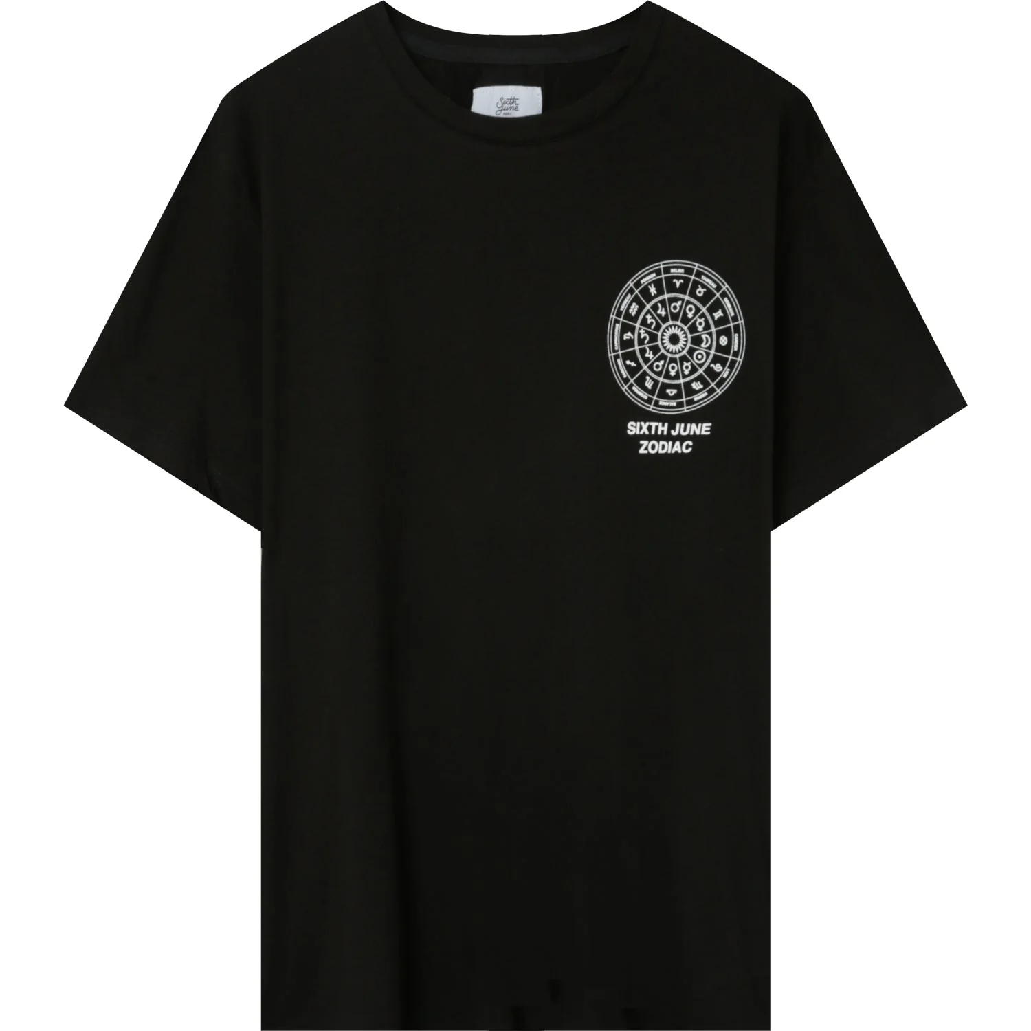 T-shirt manches courtes signes zodiaque Noir - Image 7