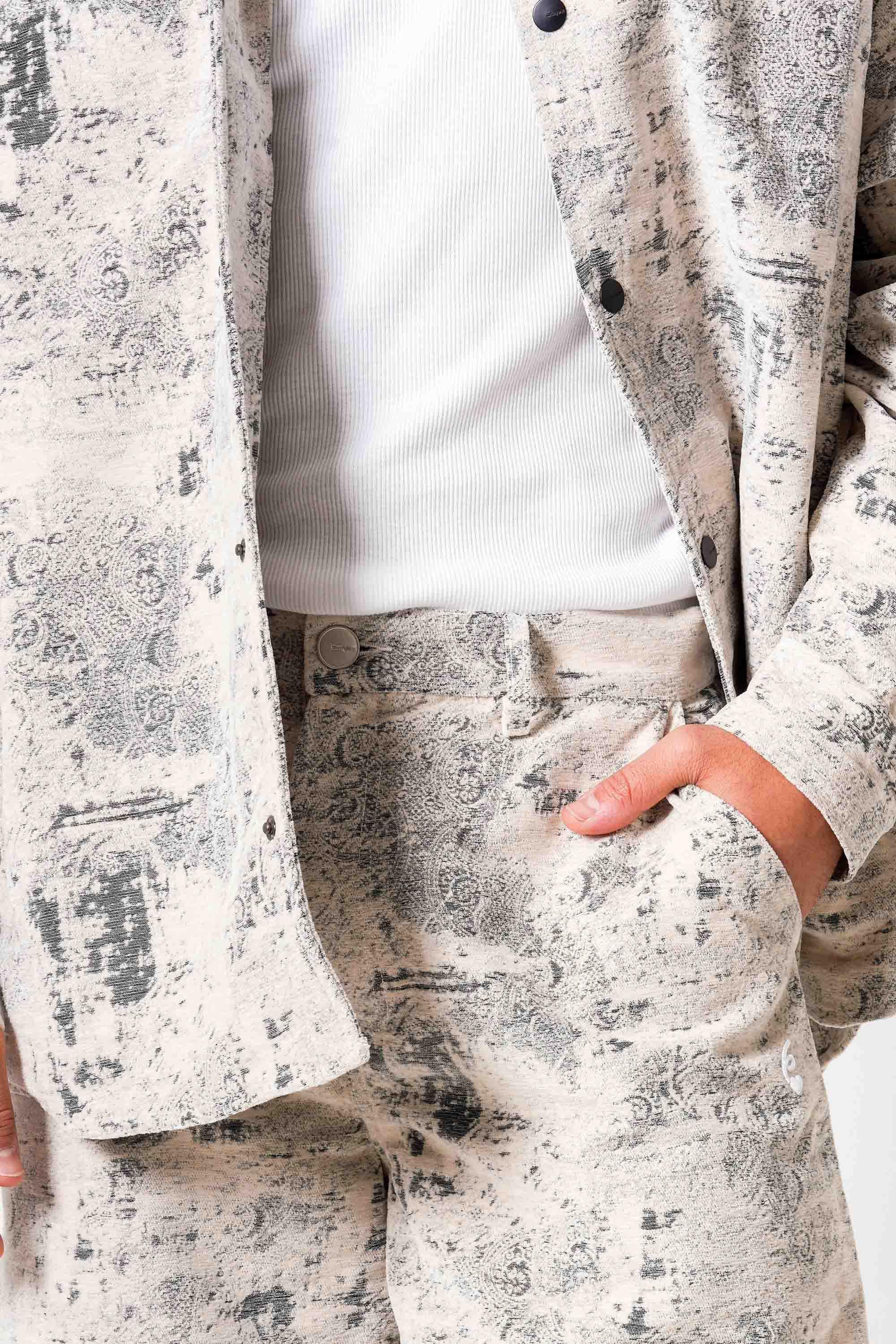 TEXTURED paisley pant - Image 6