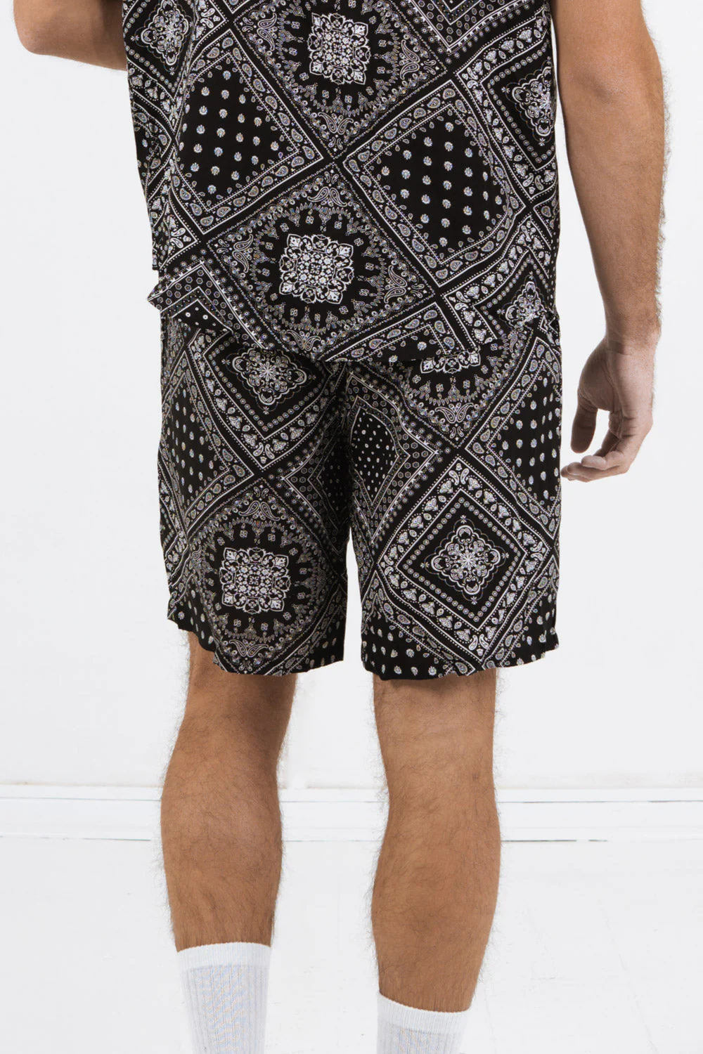 Short bandana fluide Noir - Image 5