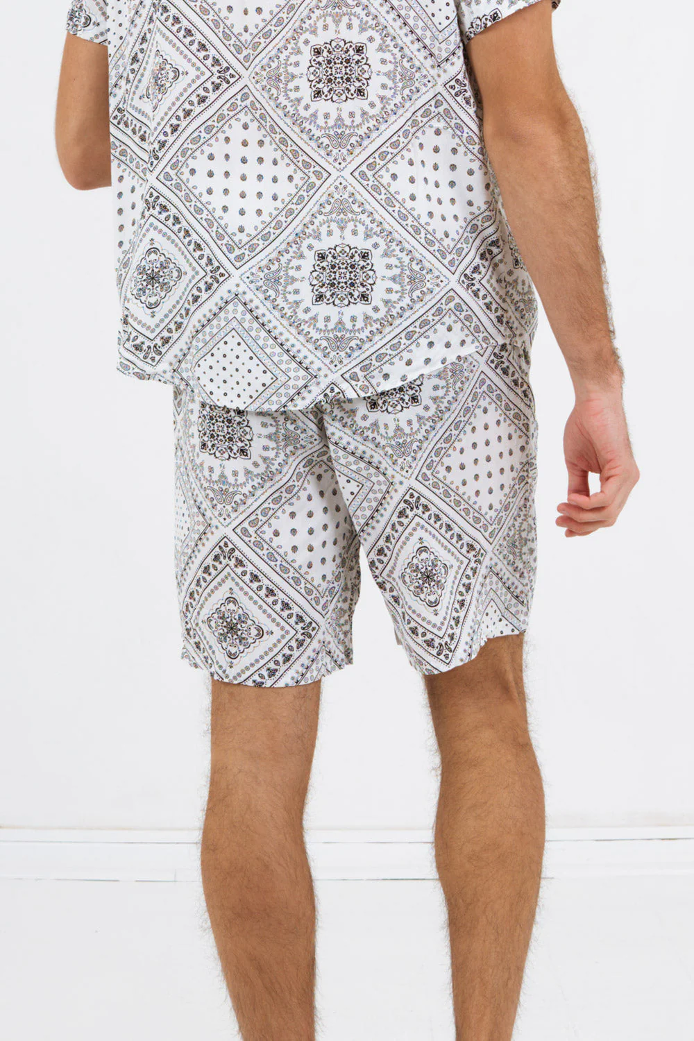 Short bandana fluide Blanc - Image 5