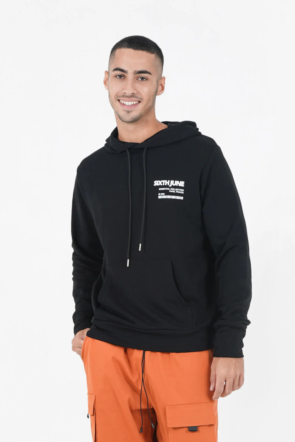 Sweat capuche palm fire Noir - Image 5