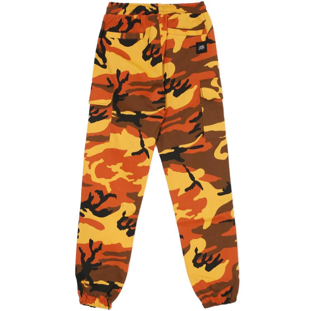 Pantalon cargo camouflage orange - Image 5