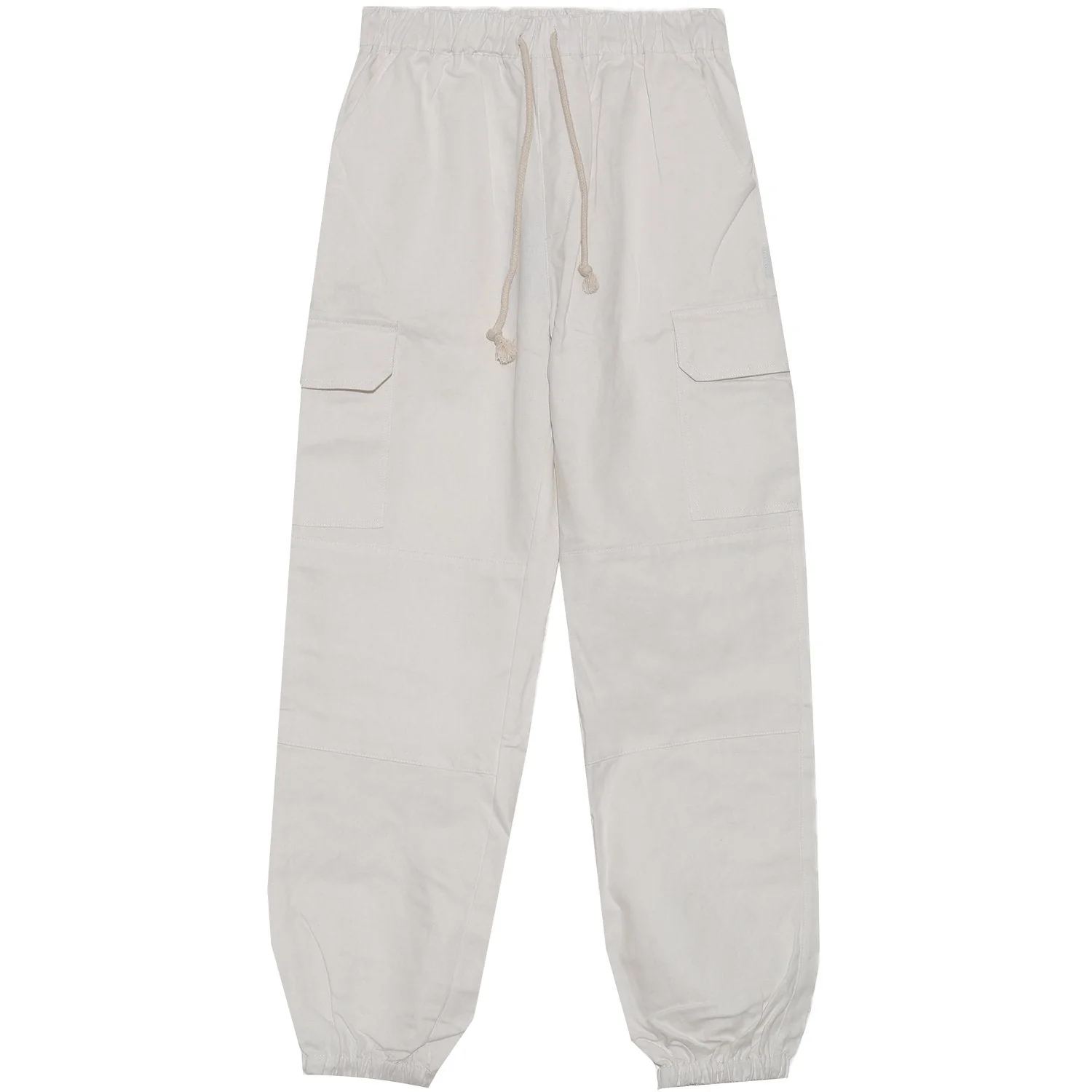 Pantalon cargo cordons Blanc cassé - Image 4
