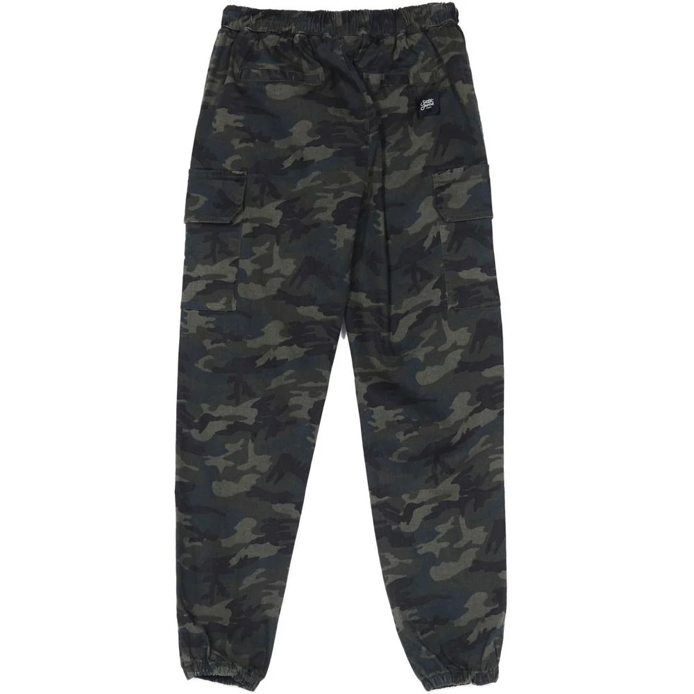 Pantalon cargo cordons Vert kaki - Image 6