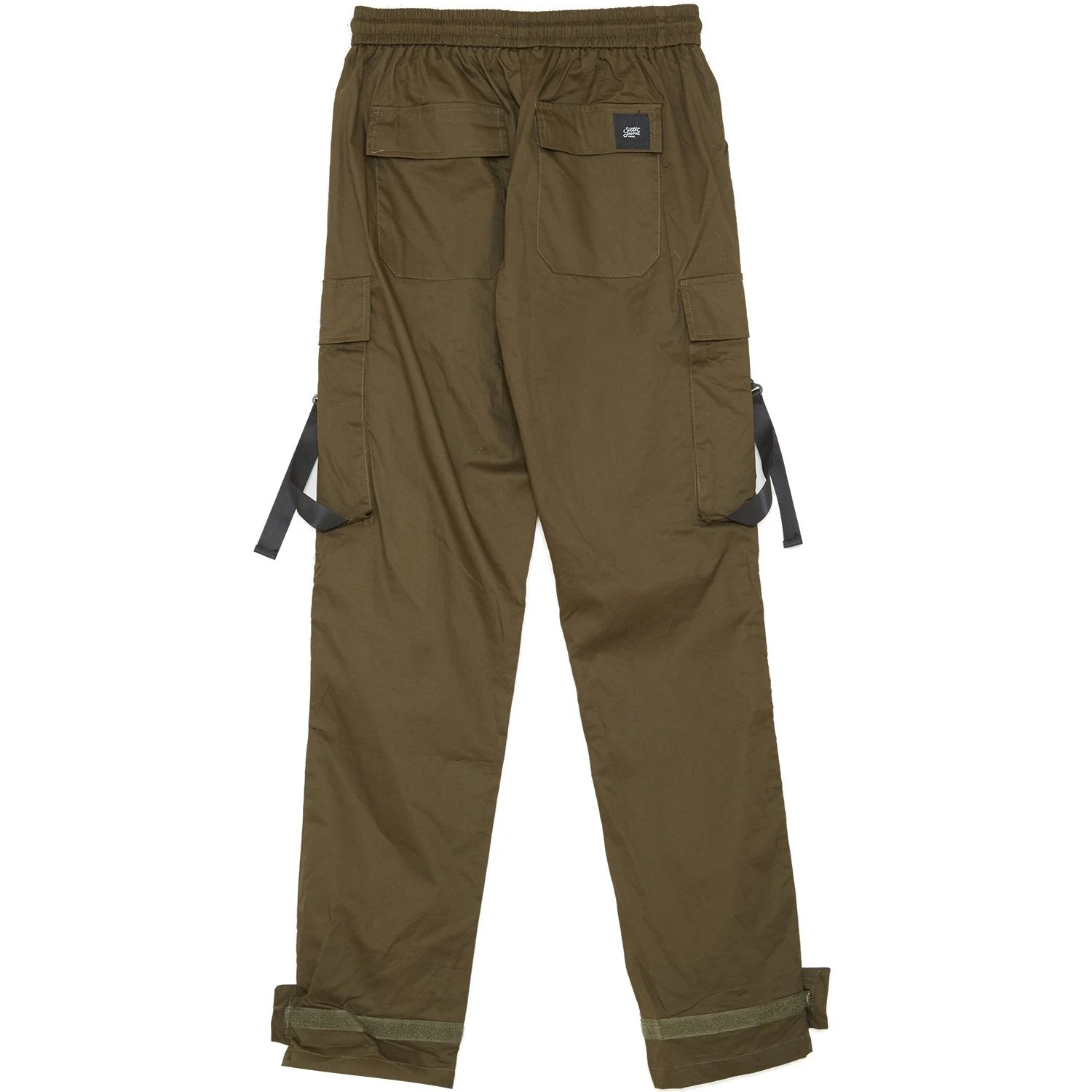 Pantalon cargo sangles Vert kaki - Image 6