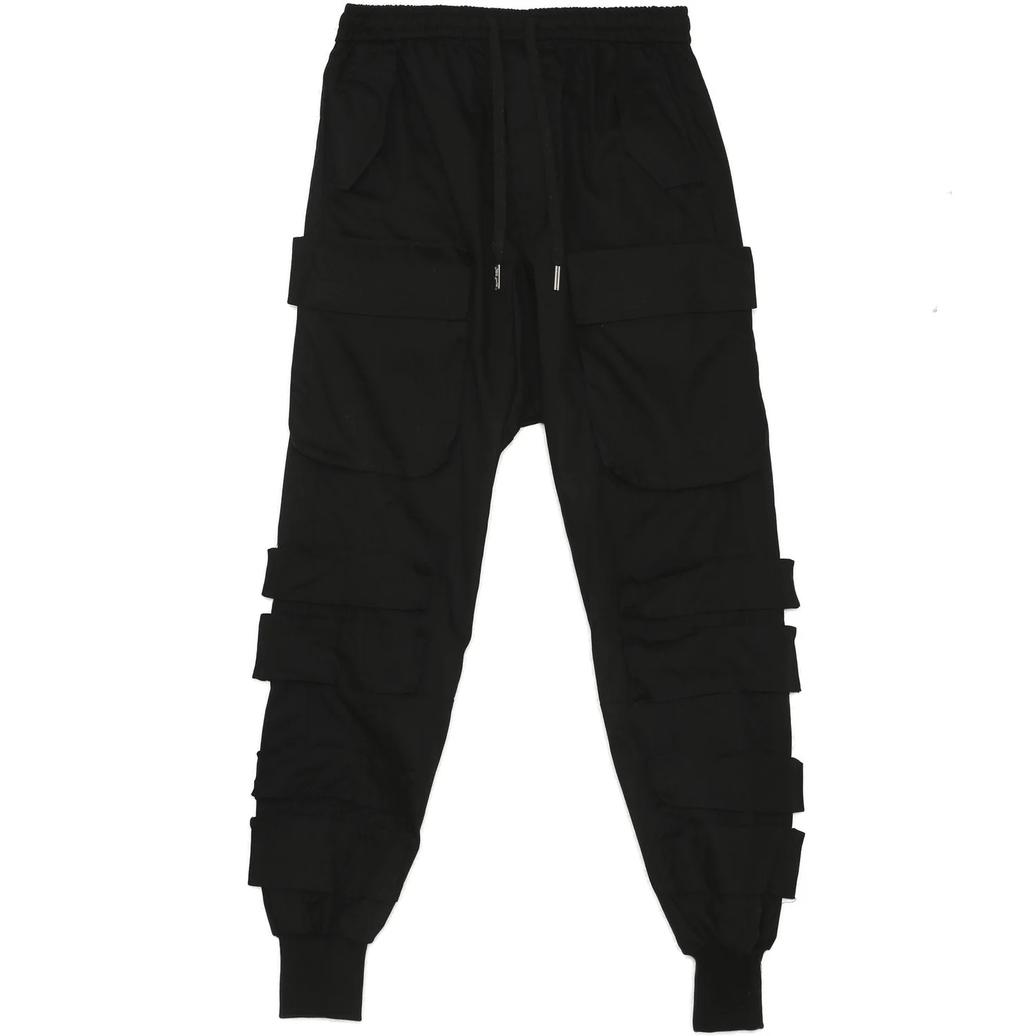 Pantalon cargo tactique large Noir - Image 7