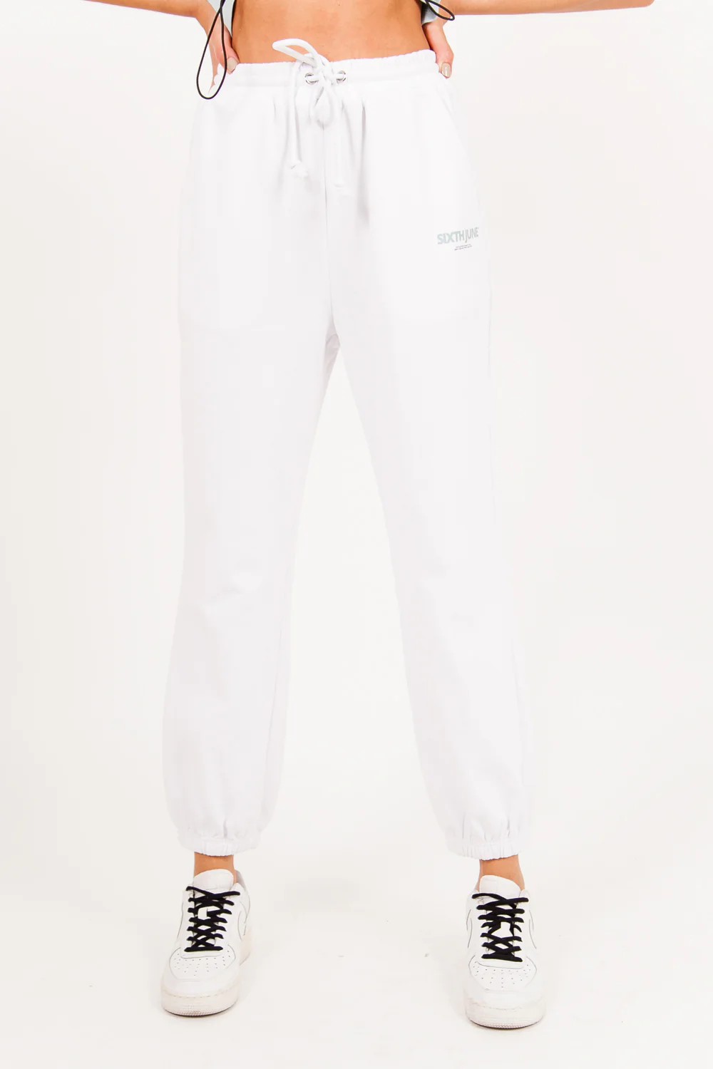Pantalon Jogging logo blanc - Image 2