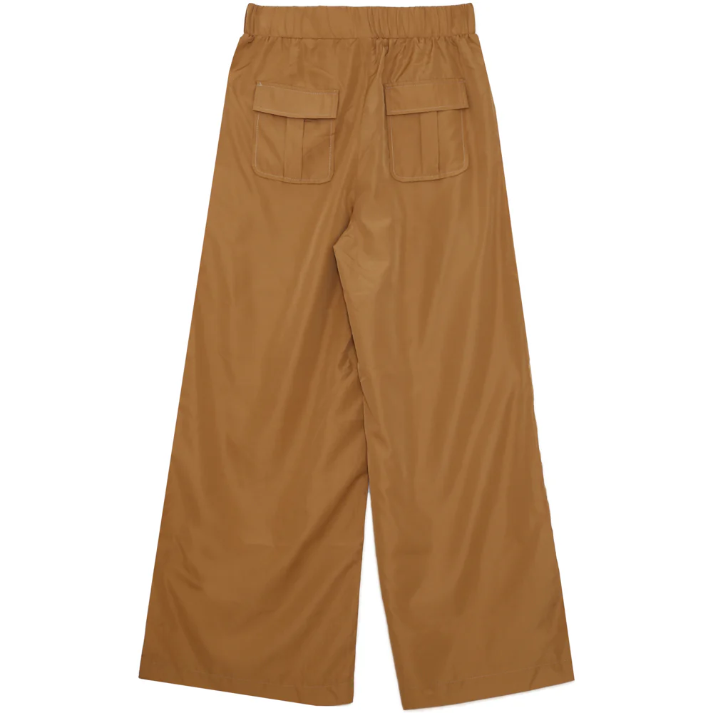 Pantalon large léger camel - Image 7