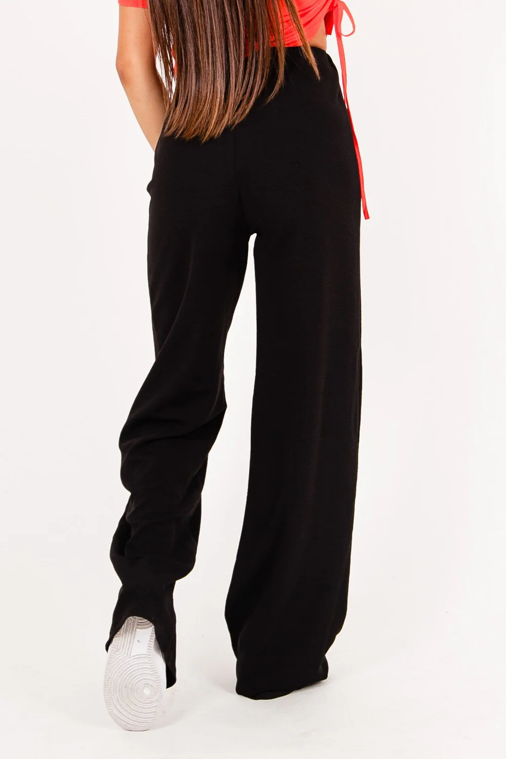 Pantalon large logo noir - Image 4