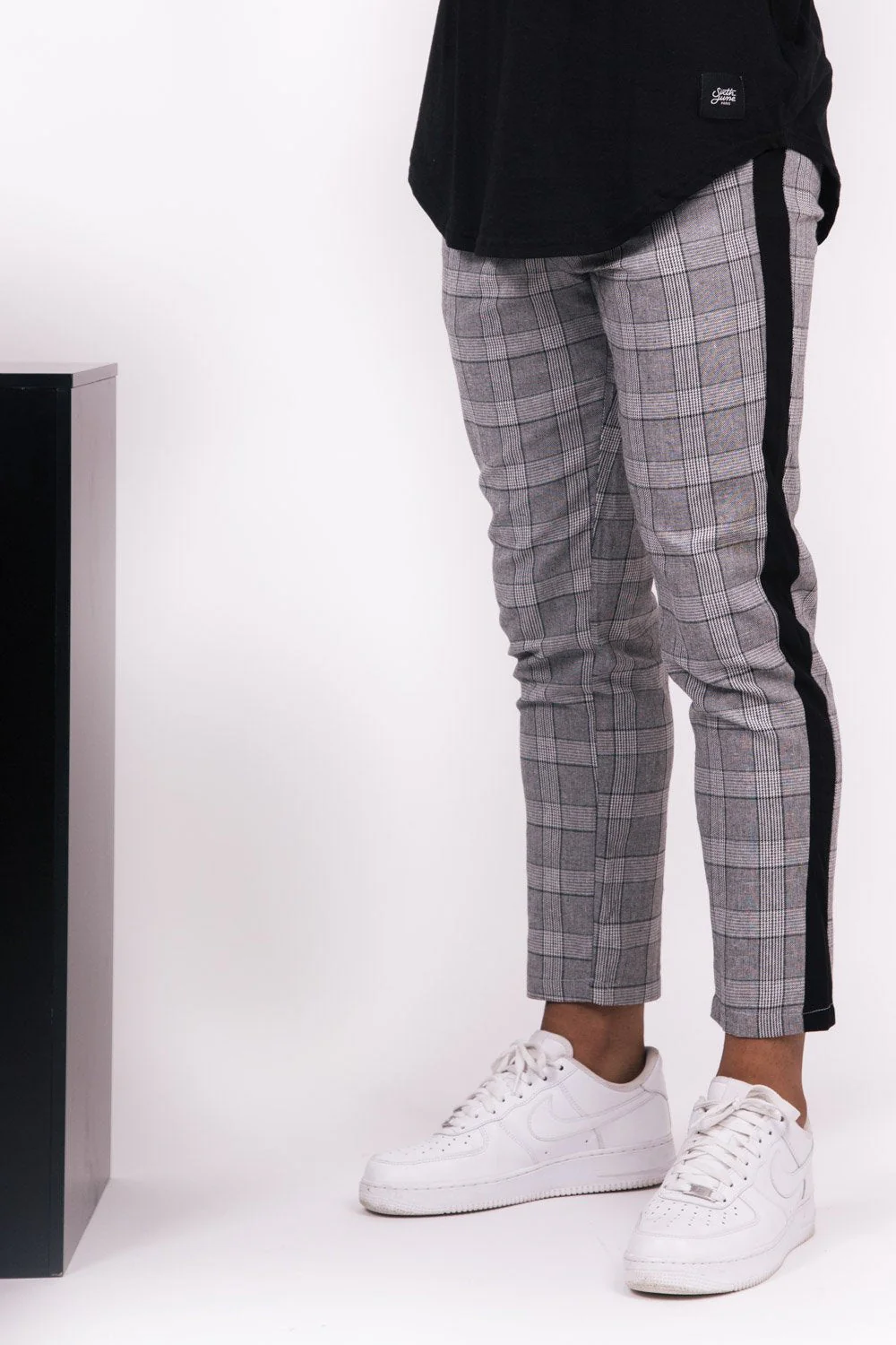 Pantalon prince de Galles gris - Image 3