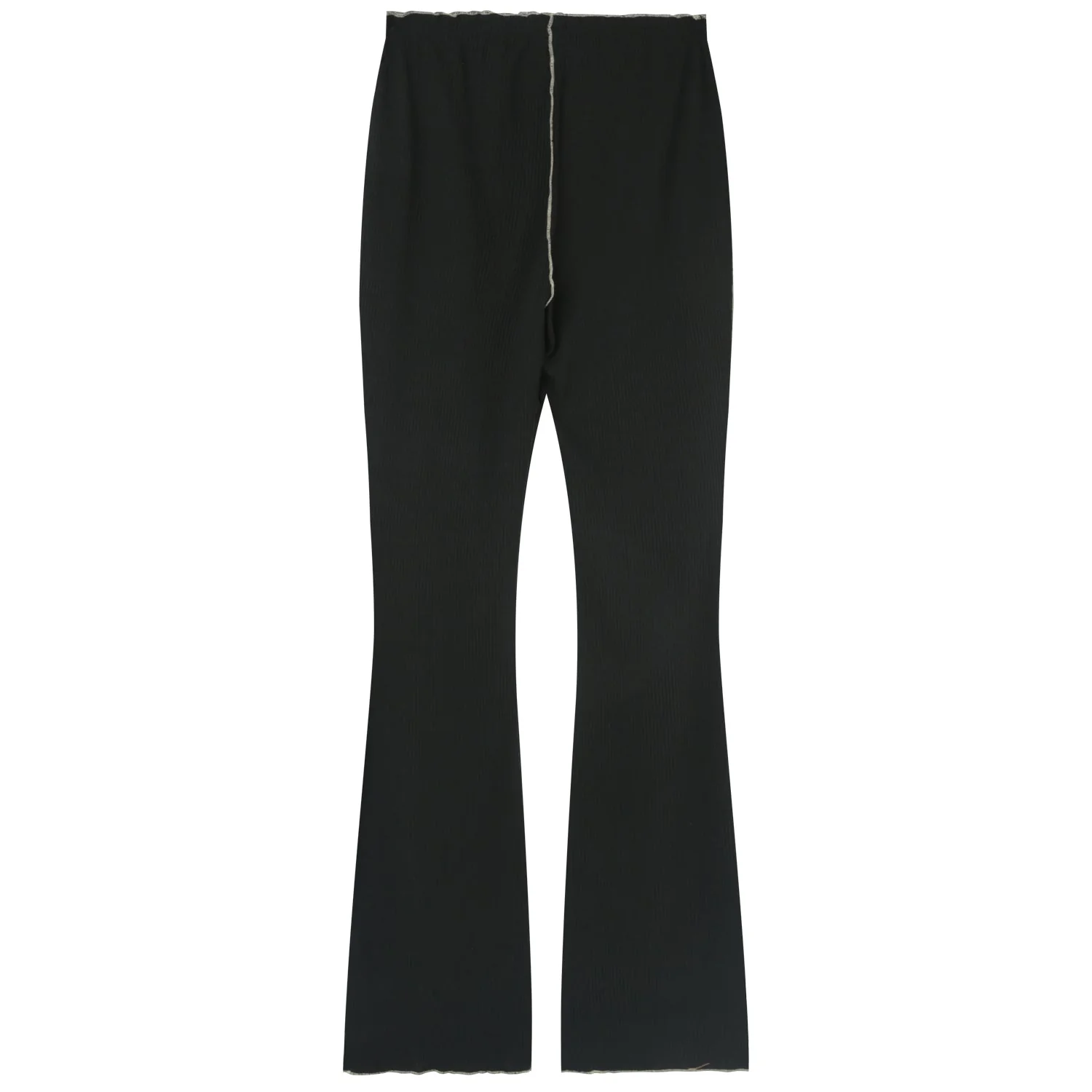 Pantalon couture surfilée Noir - Image 7