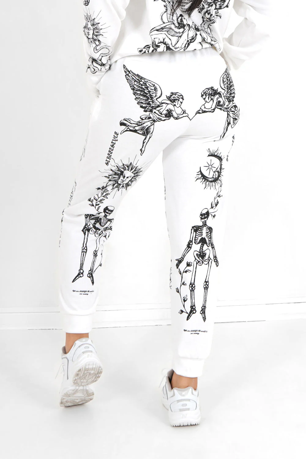 Jogging imprimé Tarot Blanc