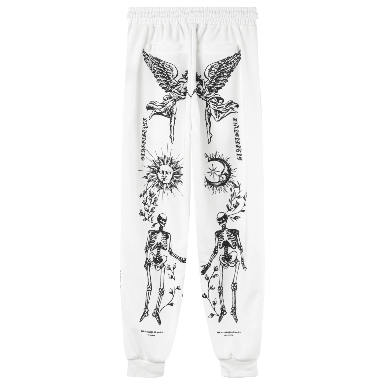 Jogging imprimé Tarot Blanc - Image 6