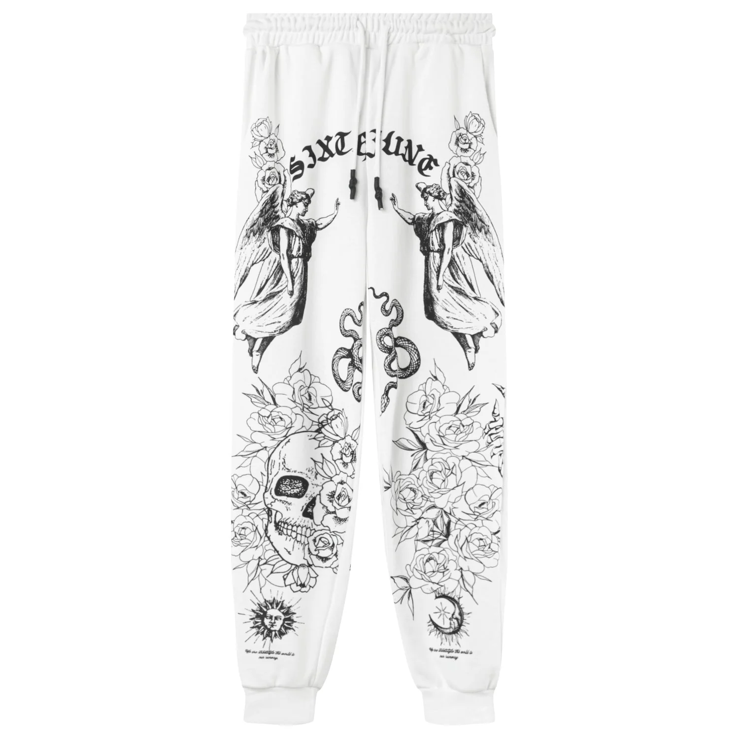 Jogging imprimé Tarot Blanc - Image 7