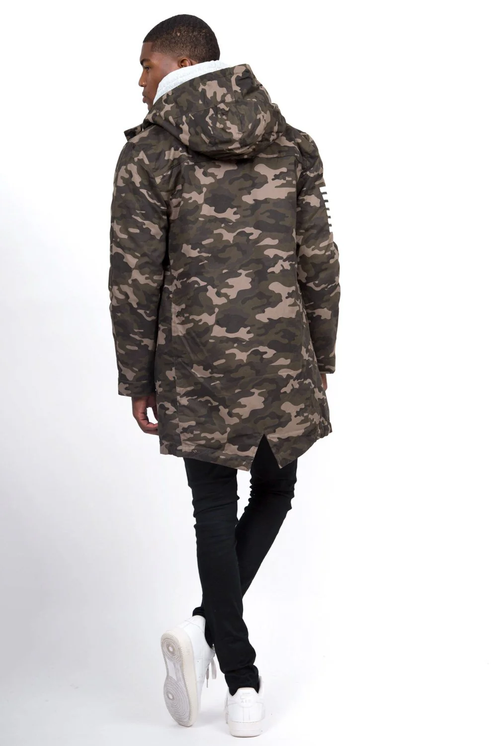 Parka camouflage patchs vert - Image 5