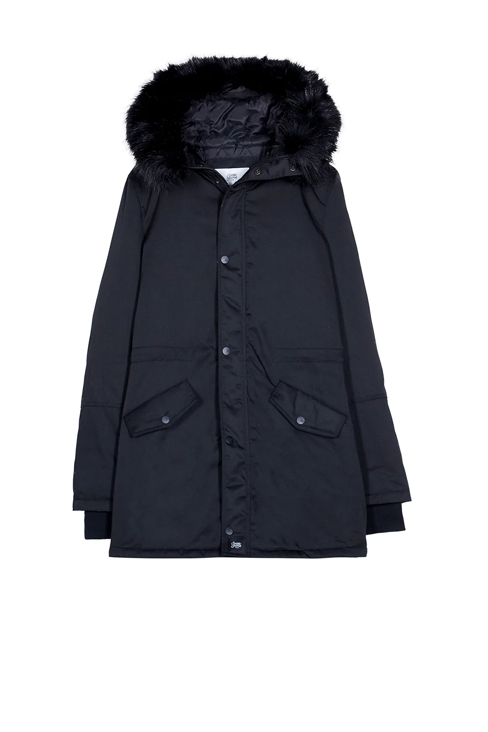 Parka fourrure noir - Image 5
