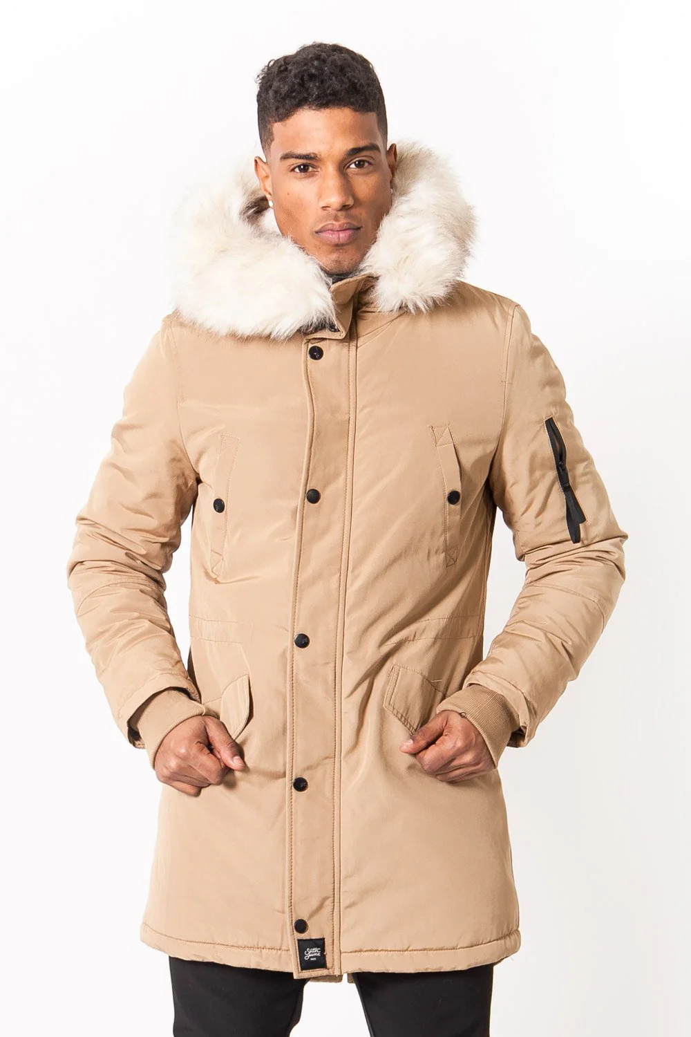 Parka déperlante doublée Beige - Image 3