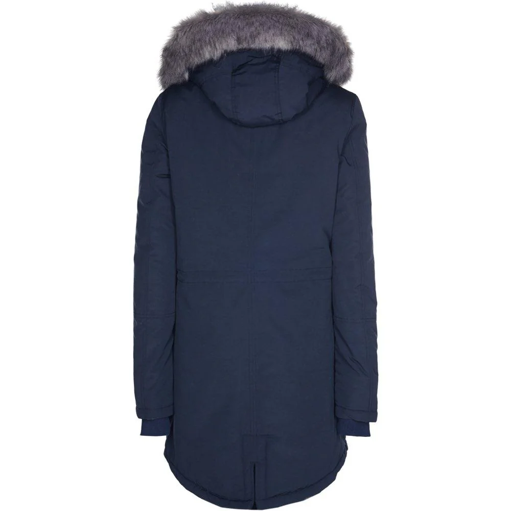 Parka déperlante doublée Bleu foncé - Image 7