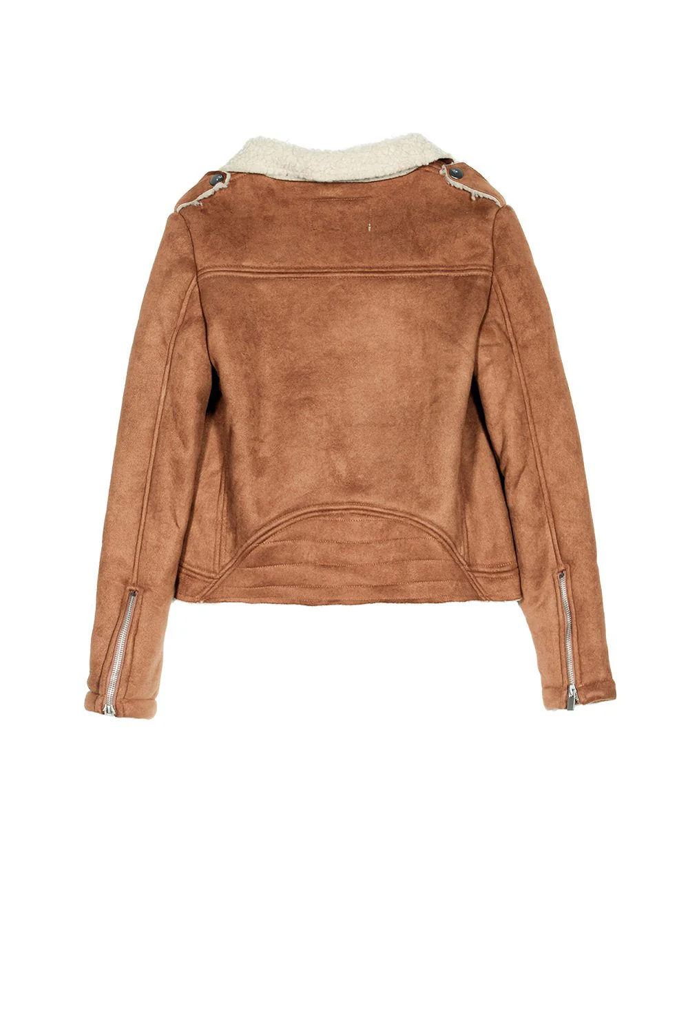 Veste suéde court beige - Image 7