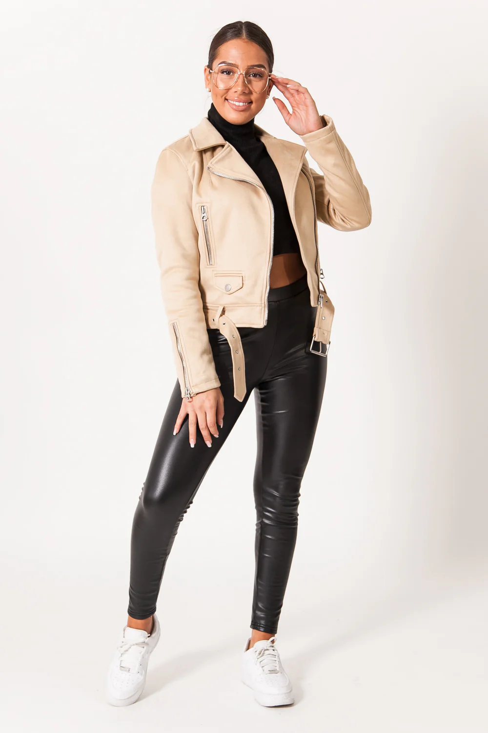 Veste suédine beige - Image 6