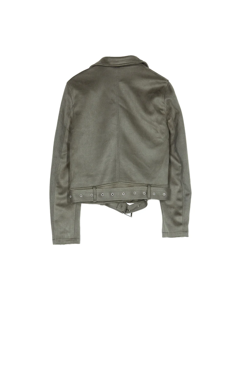 Veste suédine kaki - Image 7
