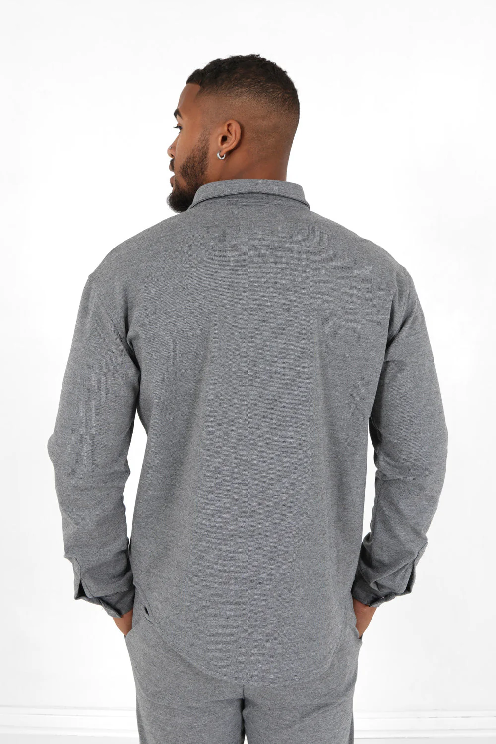 Chemise manches longues Gris - Image 5