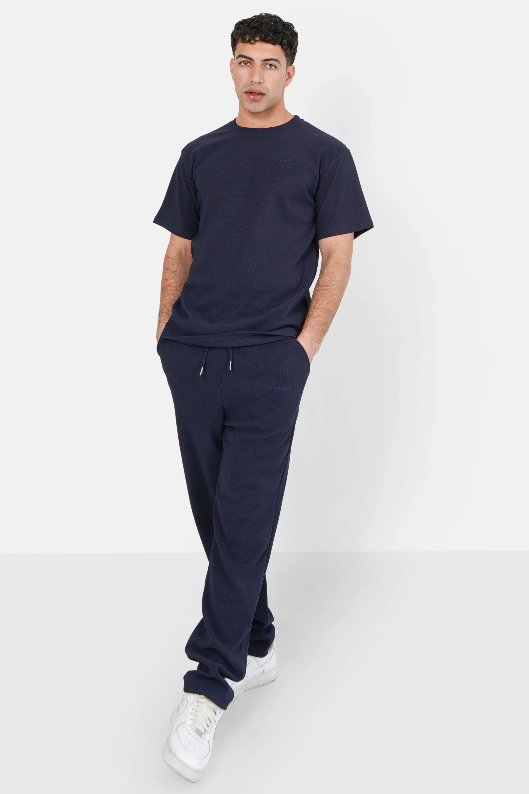 Pantalon plissé regular Bleu foncé - Image 2