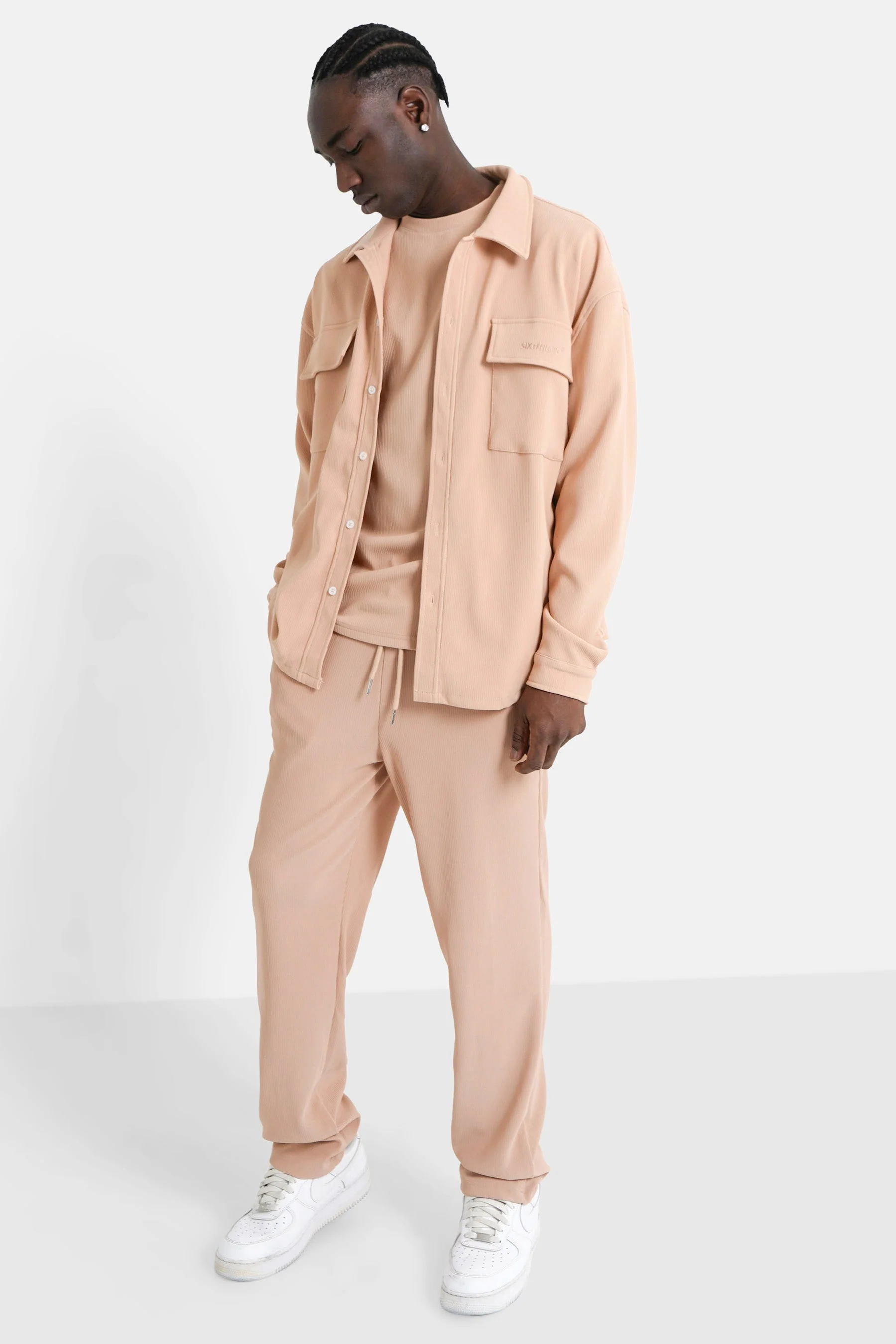 Chemise plissée loose Beige - Image 2