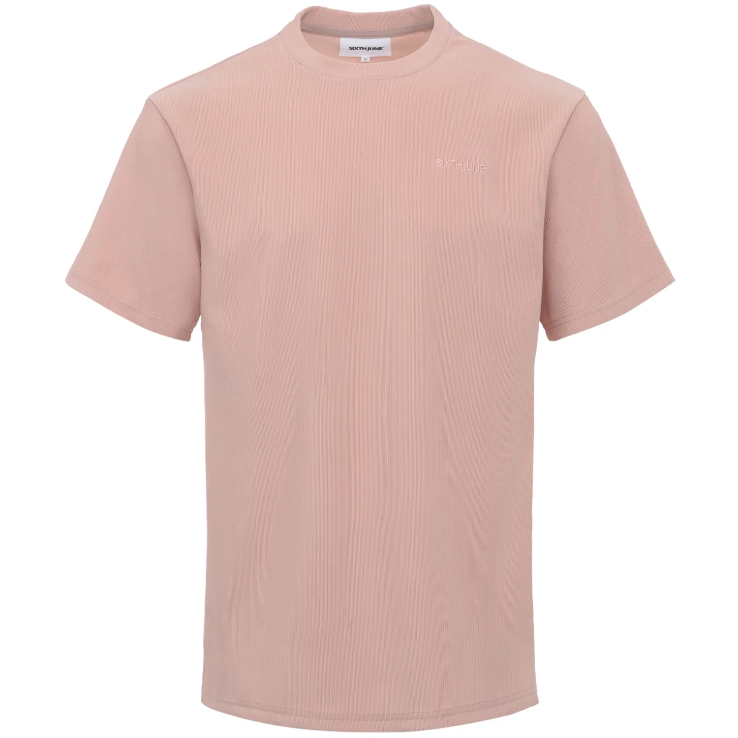 T-shirt plissé manches courtes Beige - Image 6