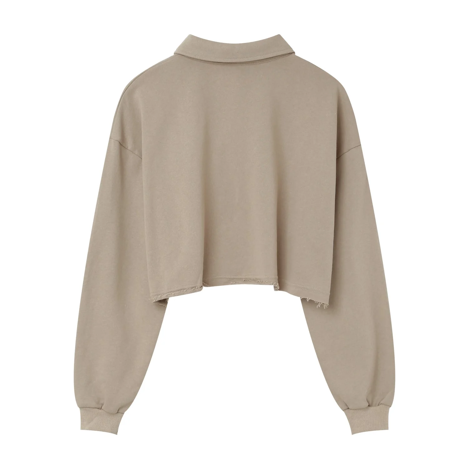 Polo court logo brodé Beige - Image 7