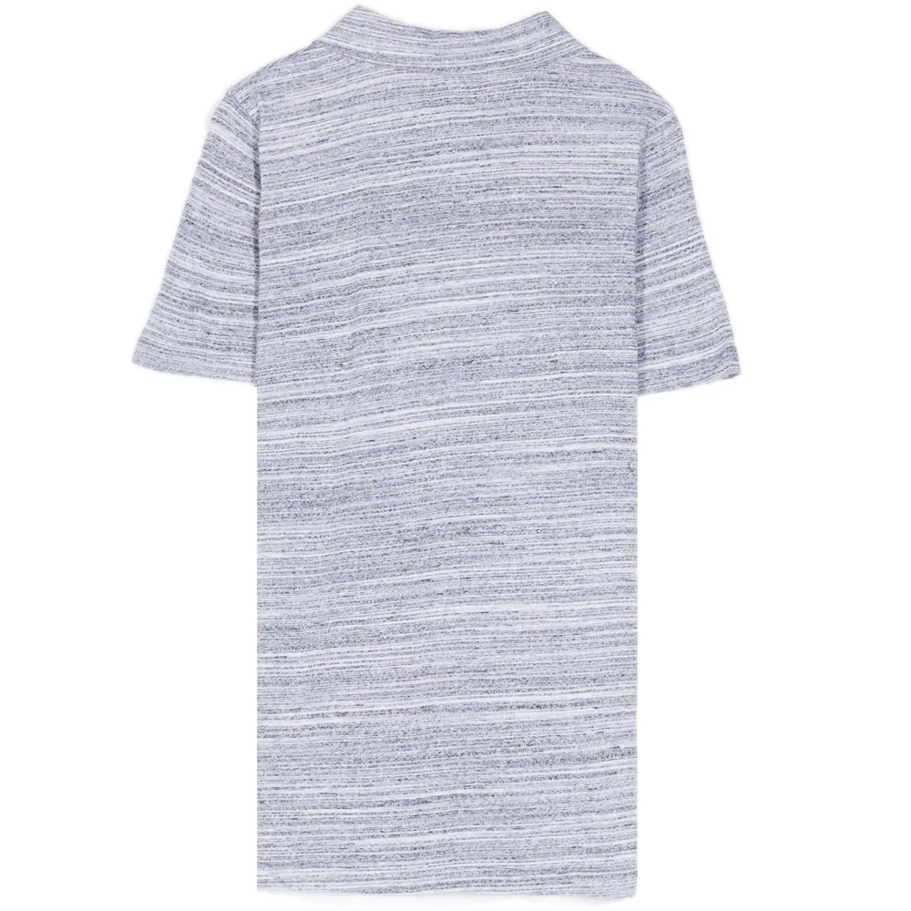 Polo texturé gris - Image 5