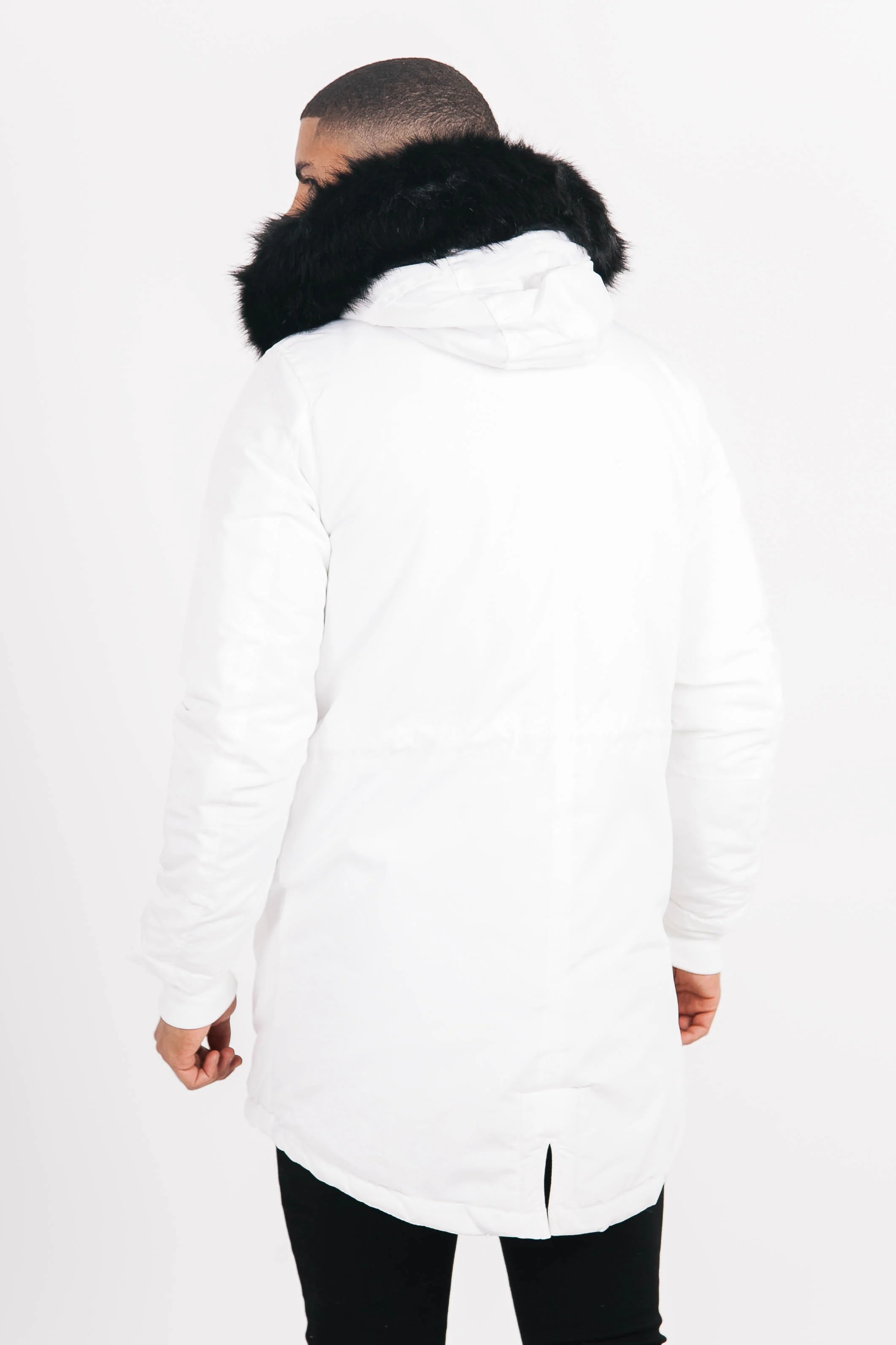 Parka déperlante doublée Blanc - Image 4
