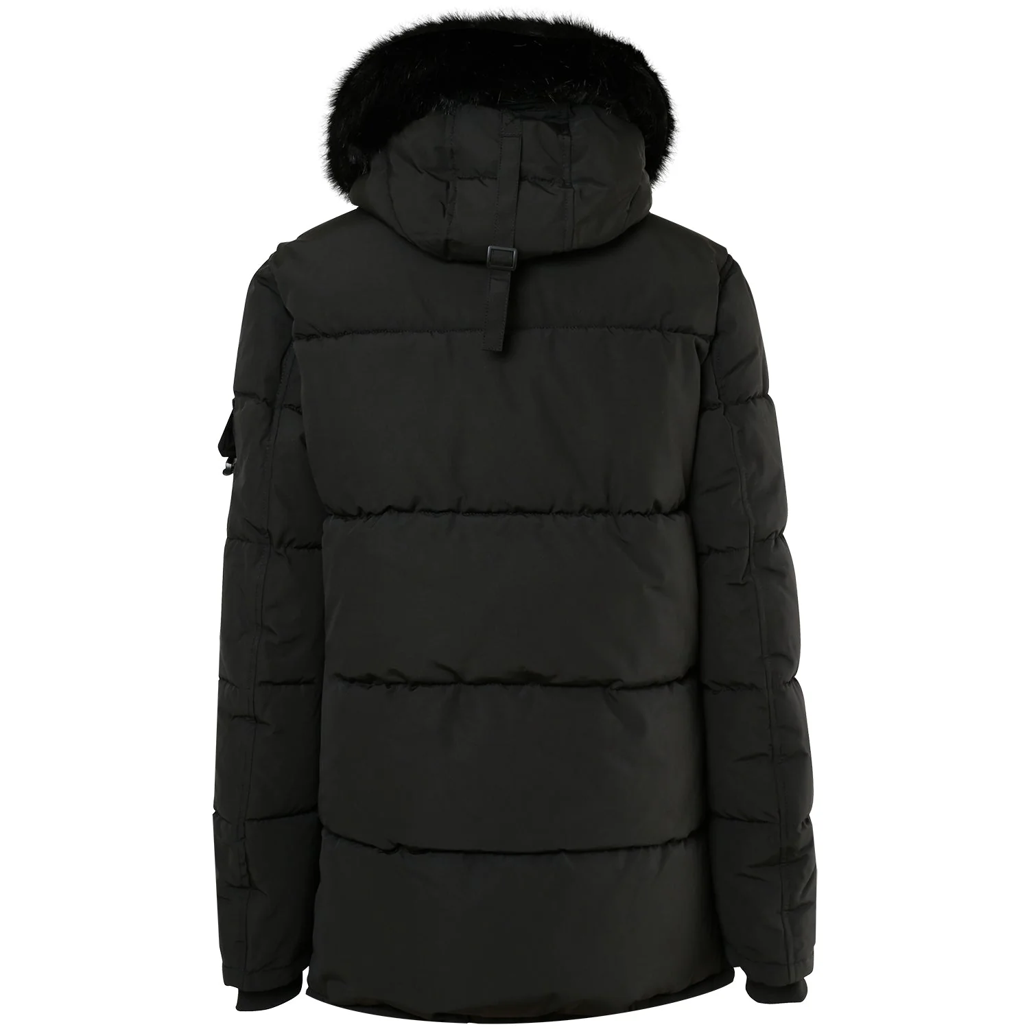 Parka fourrure déperlante Noir - Image 7