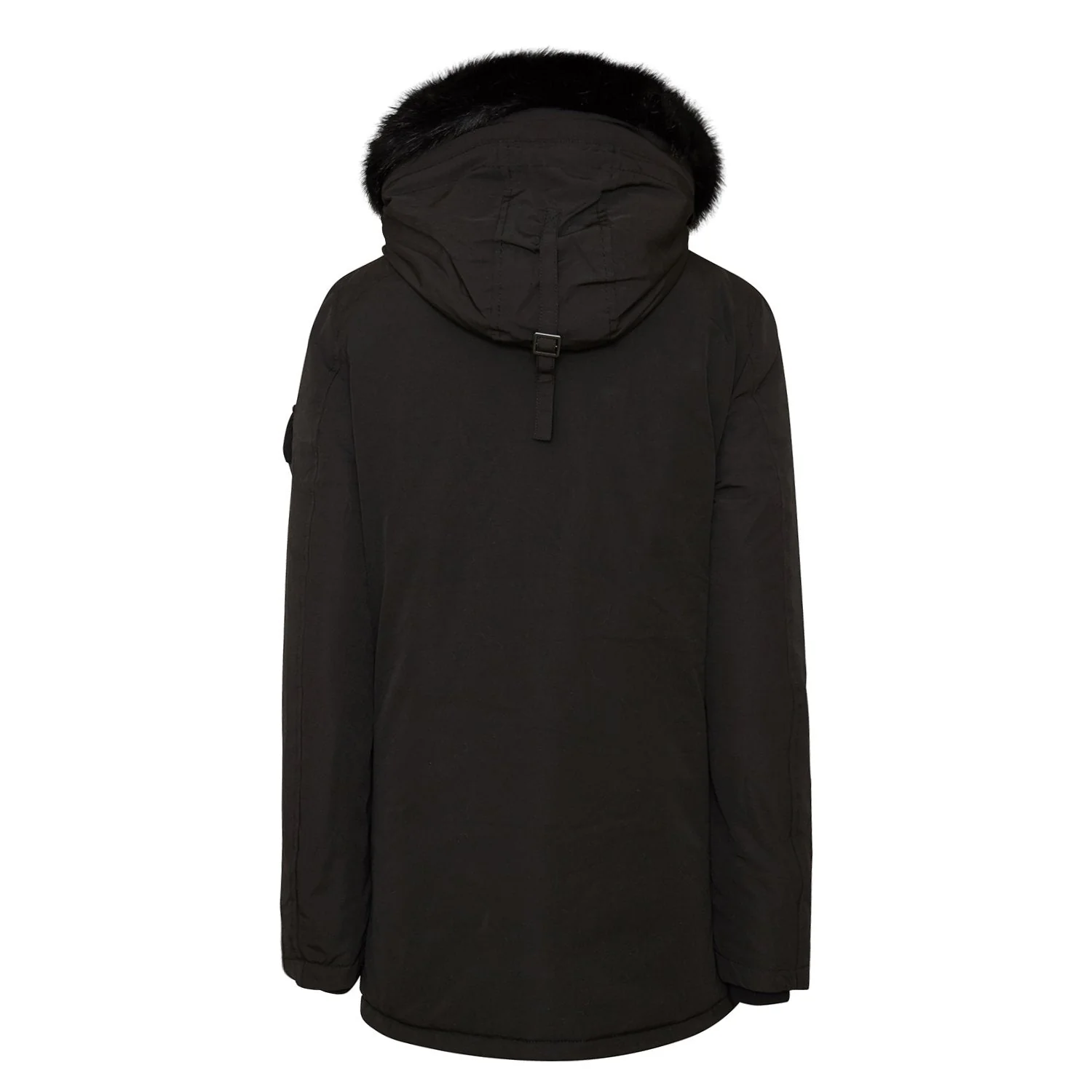 Parka fourrure déperlante Noir - Image 6