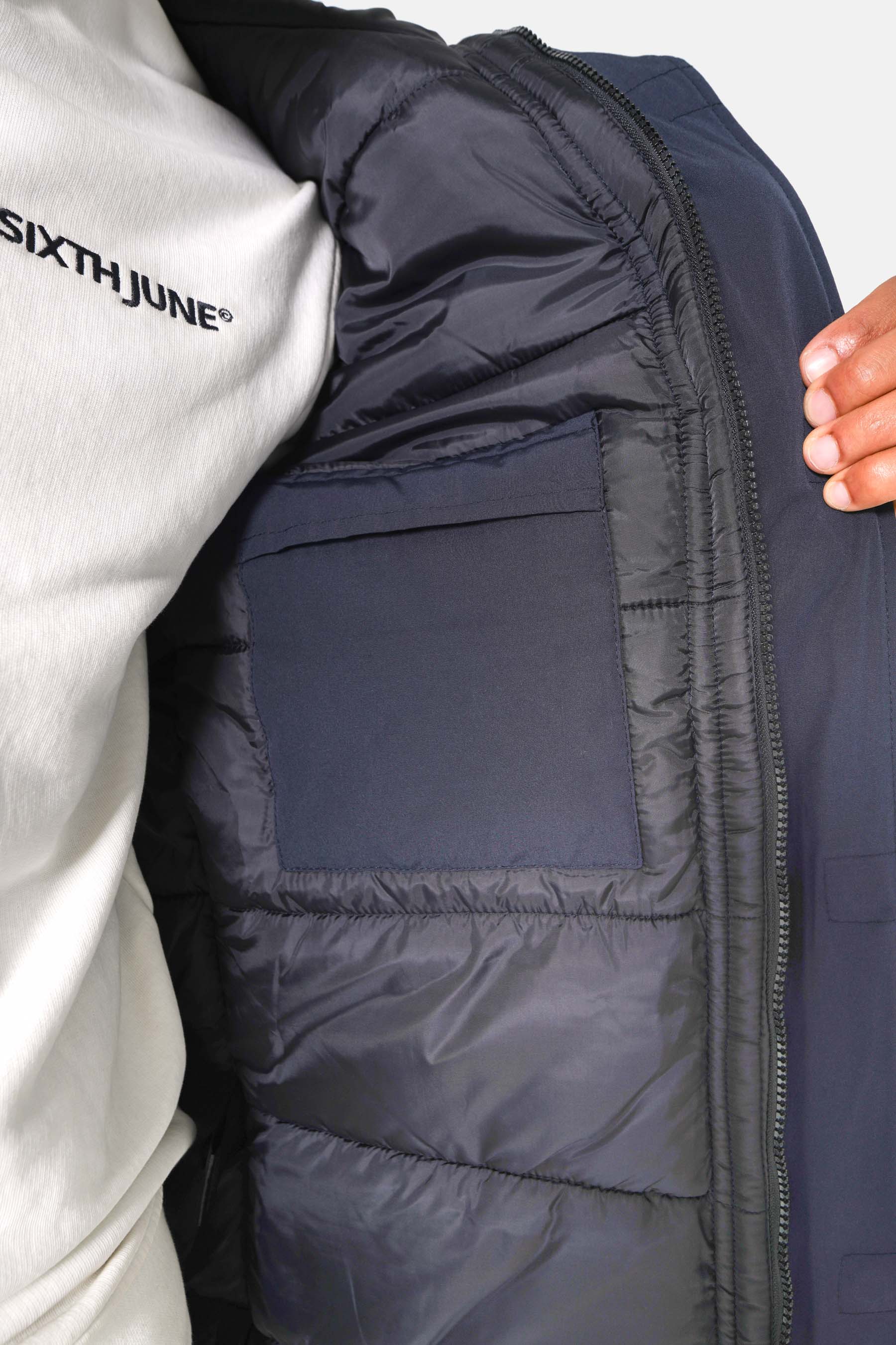 Parka fourrure déperlante Bleu foncé - Image 4