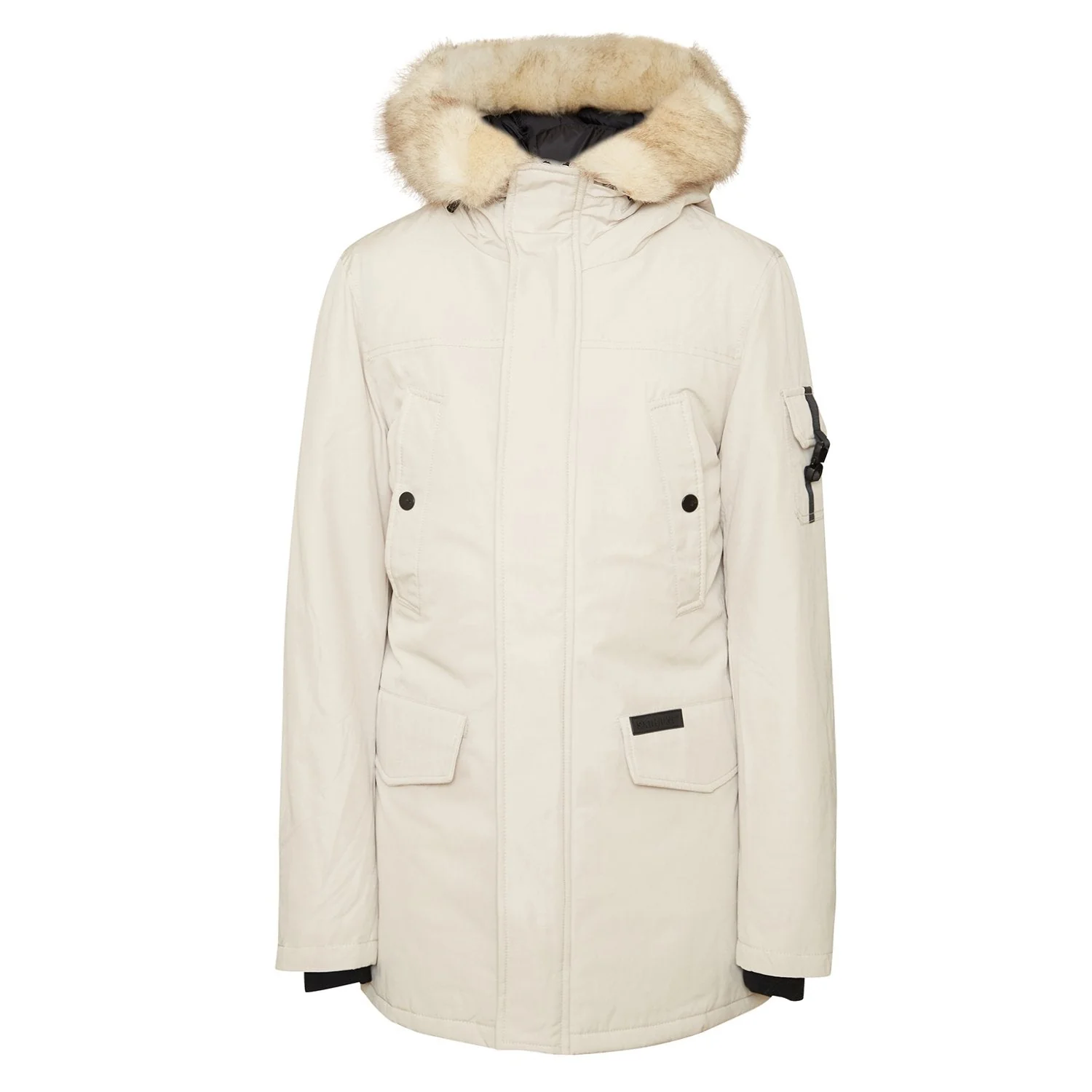 Parka fourrure déperlante Beige clair - Image 6