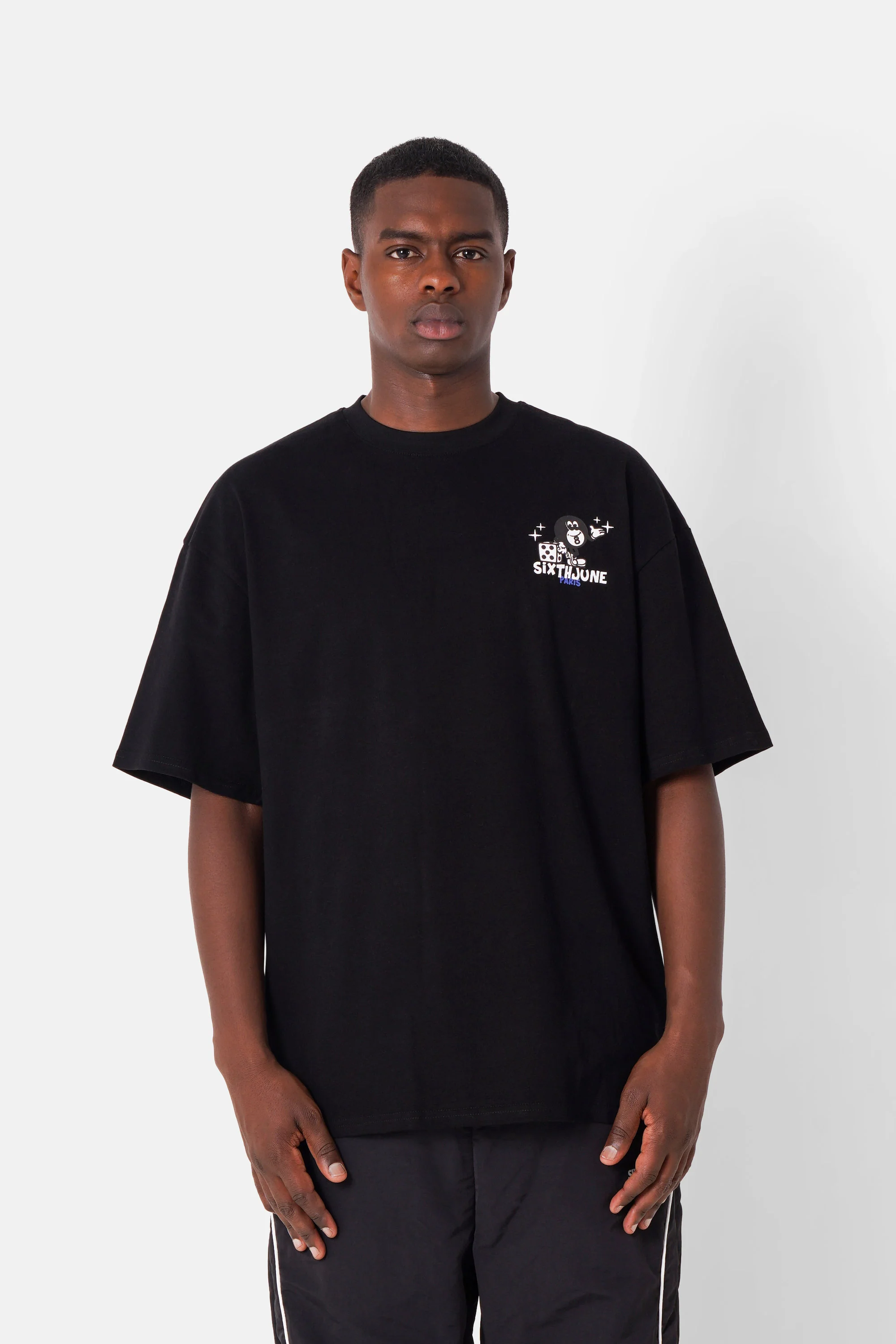 T-shirt retro final game Noir - Image 5