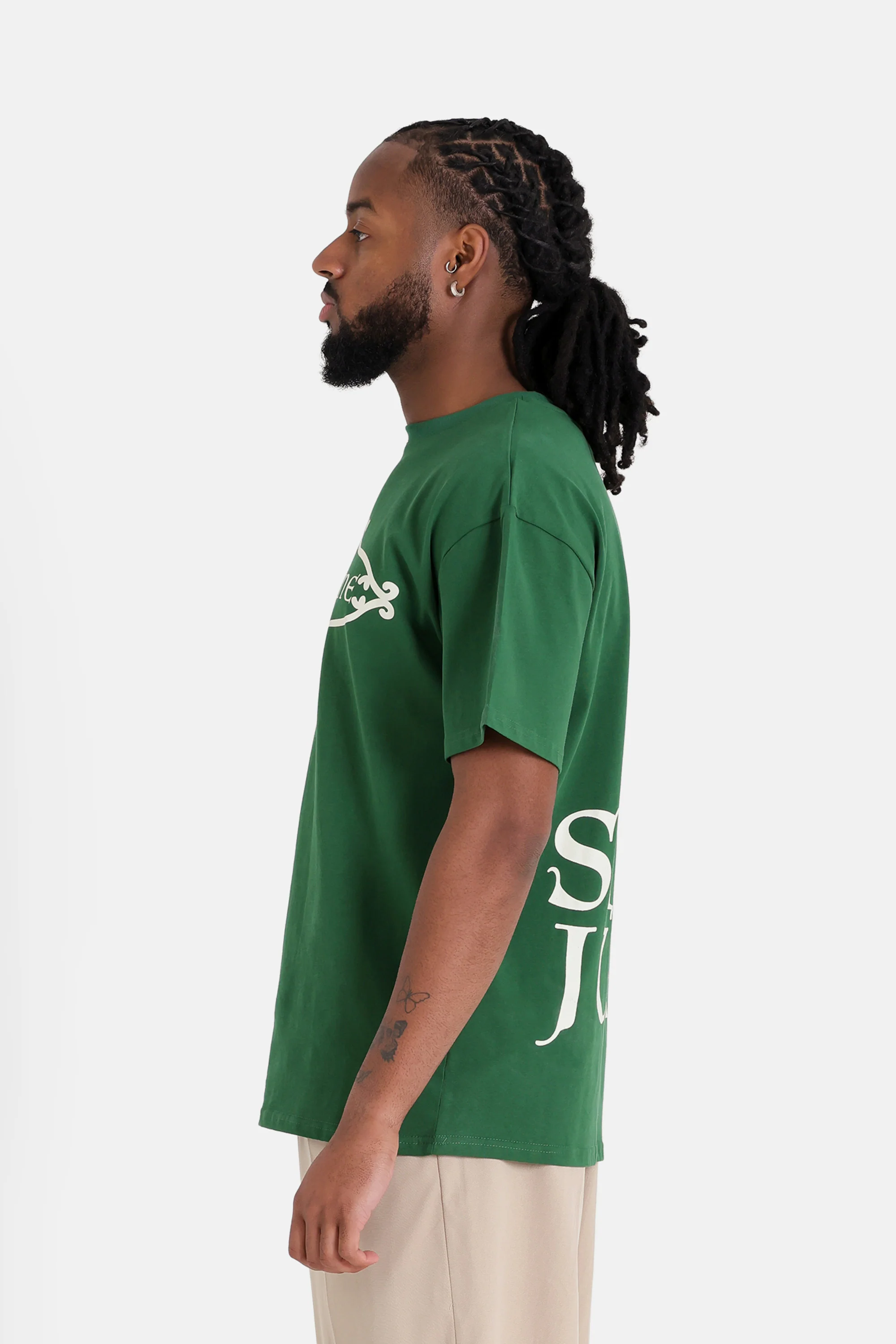 T-shirt imprimé celtique Vert foncé - Image 4