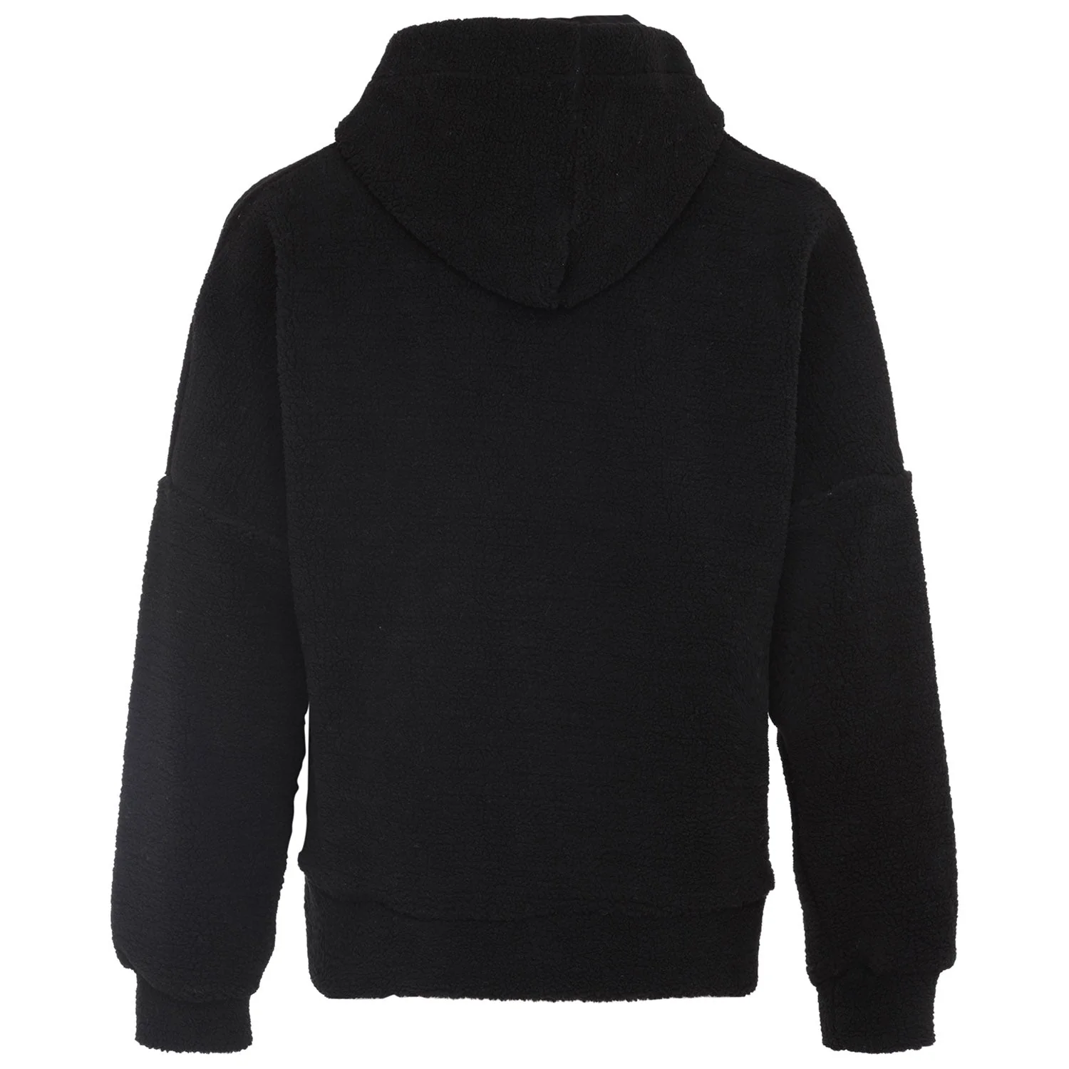 Sweat capuche sherpa oversized Noir - Image 6