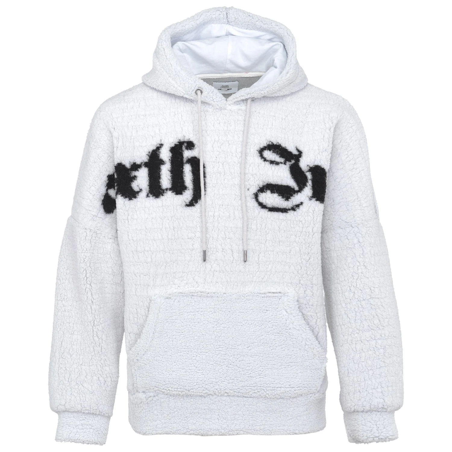 Sweat capuche sherpa oversized Gris - Image 5
