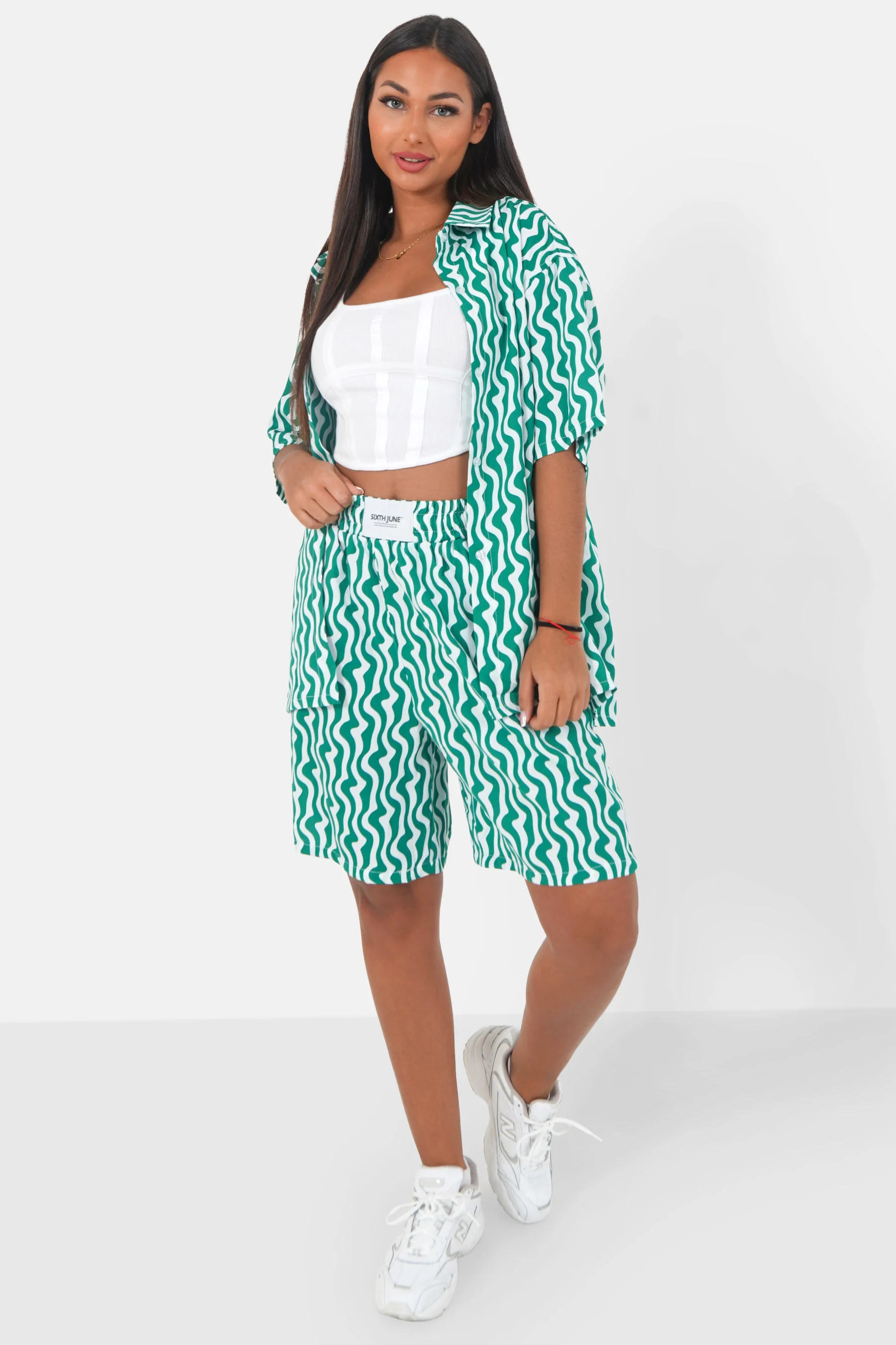 Chemise psychédélique Vert - Image 2