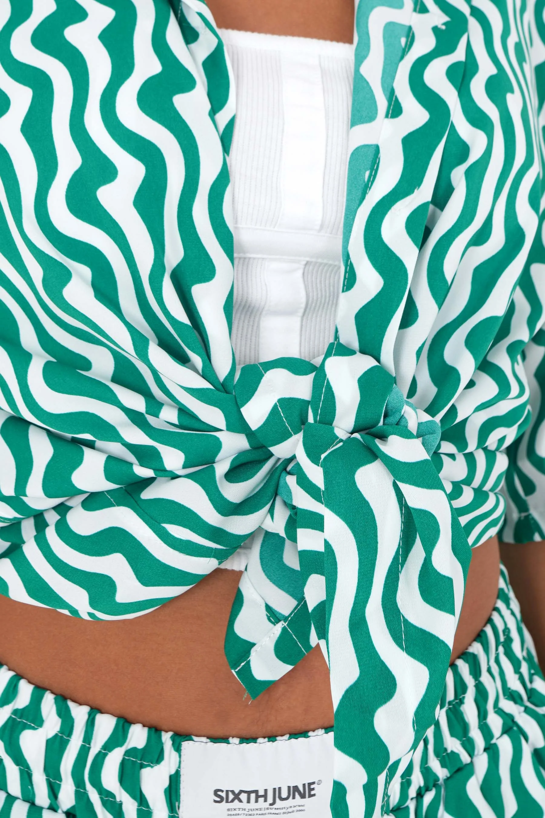 Chemise psychédélique Vert - Image 3
