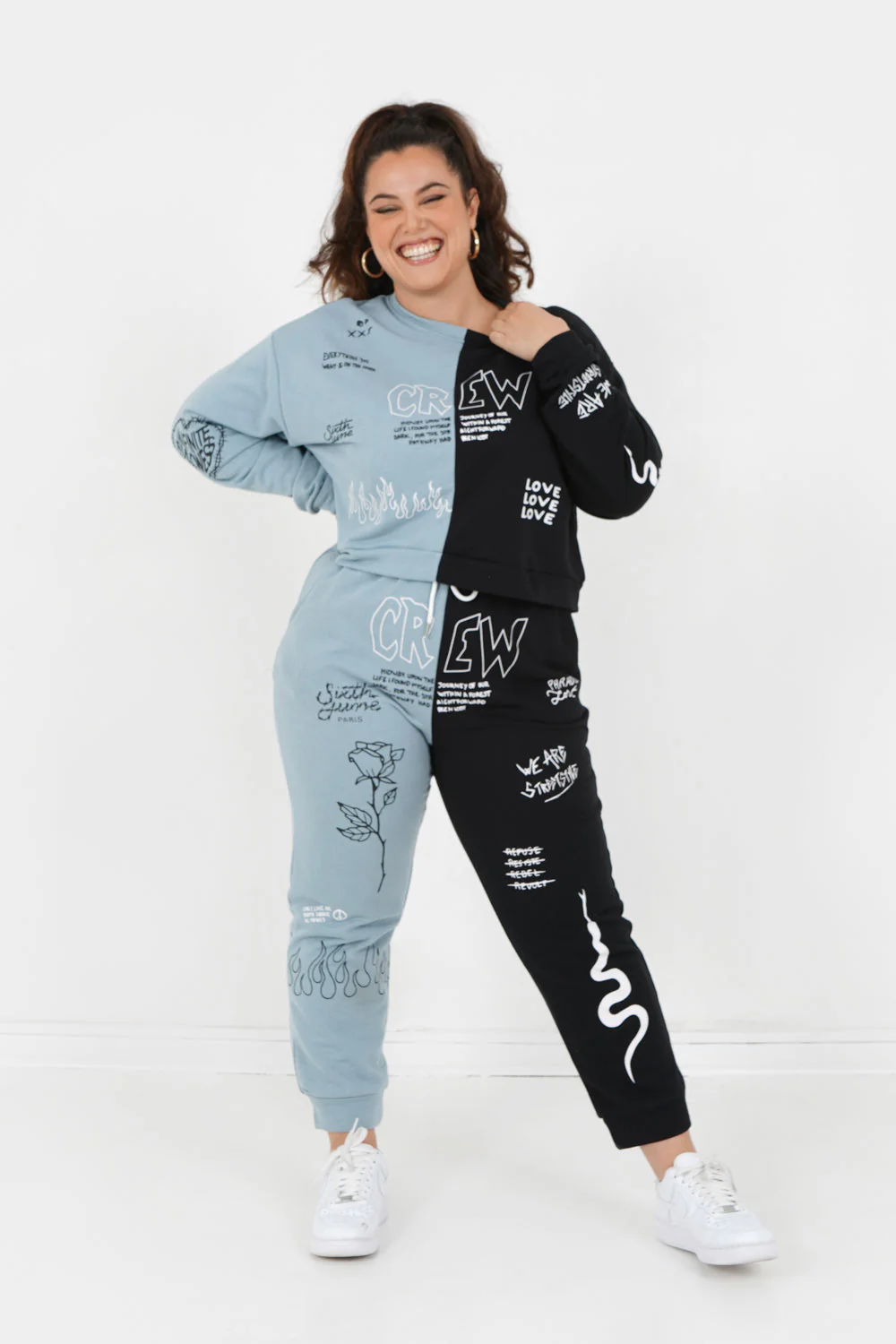 BICOLORED crew jogger pant - Image 10
