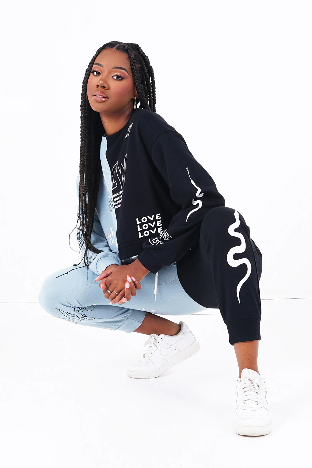 BICOLORED crew jogger pant - Image 2
