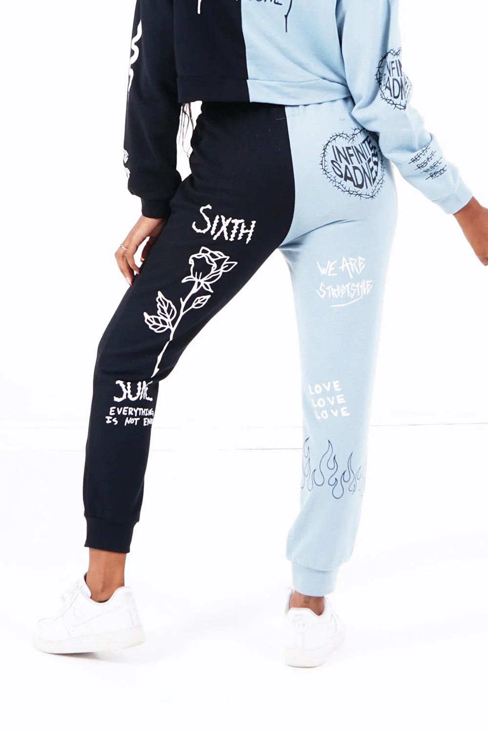 BICOLORED crew jogger pant - Image 5