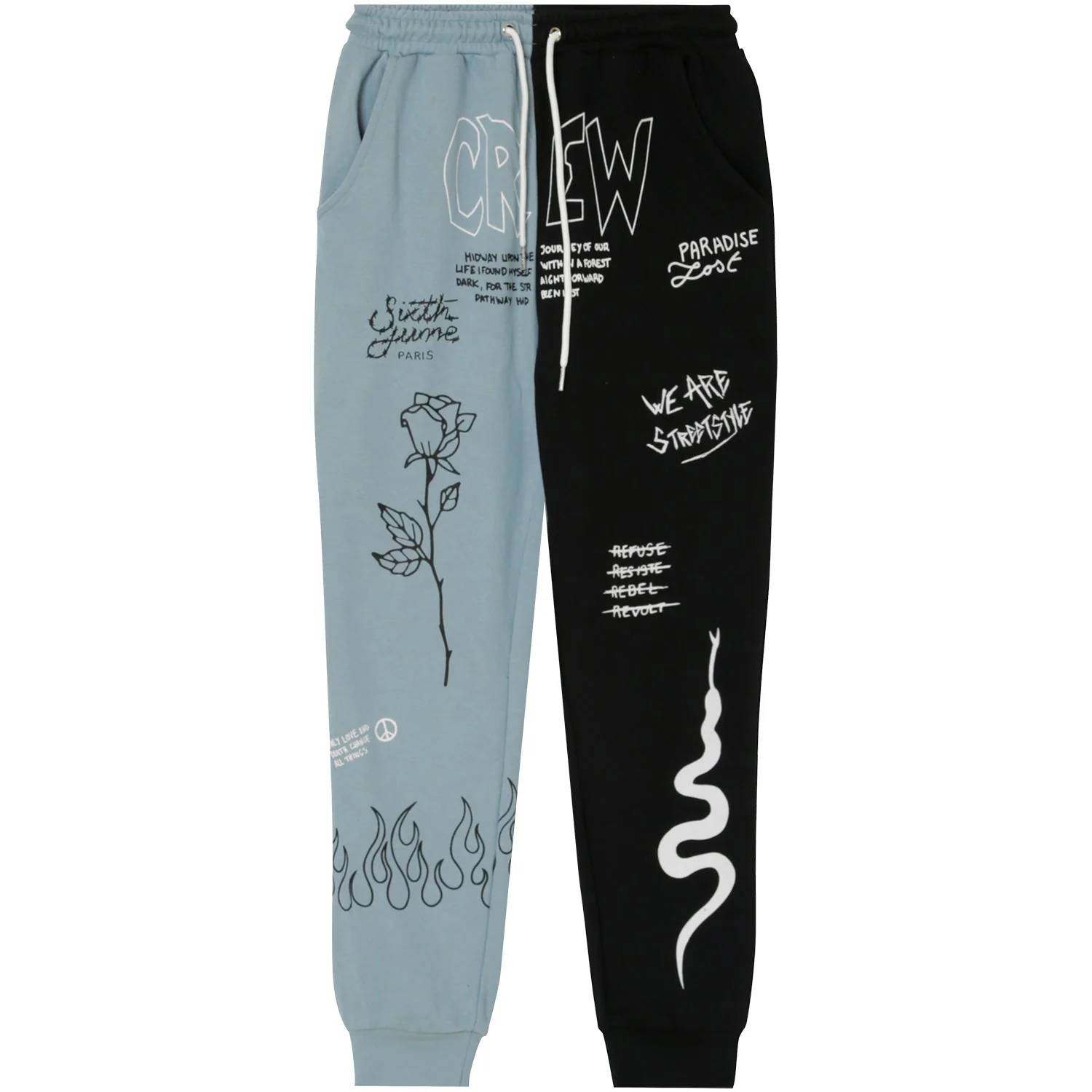 BICOLORED crew jogger pant - Image 7
